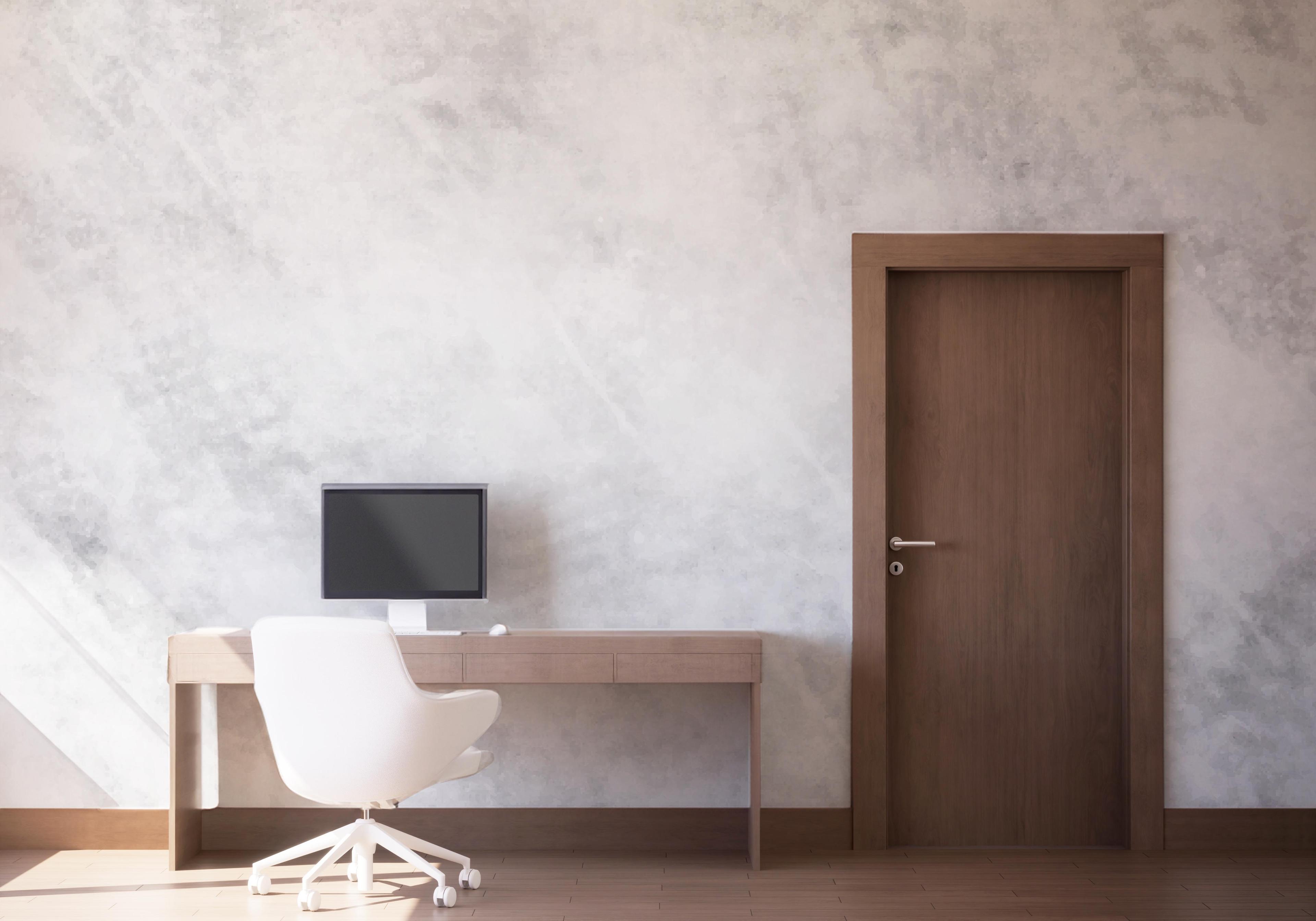 Fototapete Concrete Grey Wall mockup 1