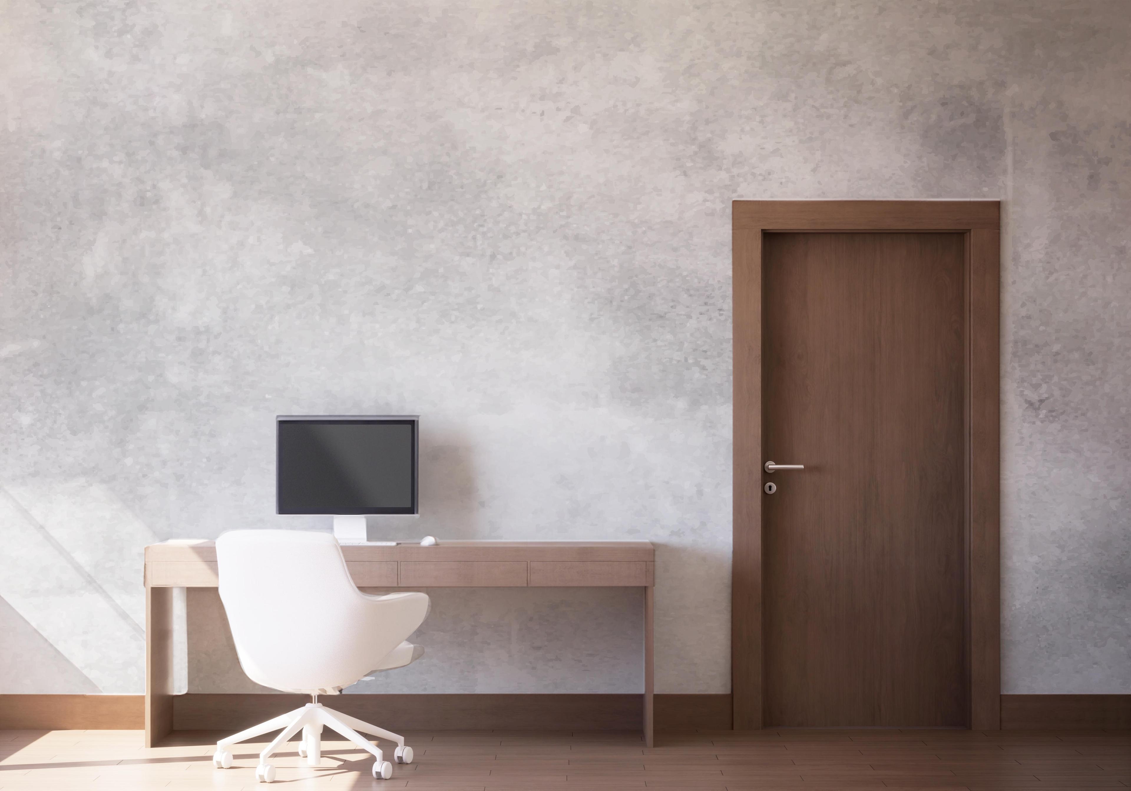 Fototapete Finished Concrete Wall mockup 1