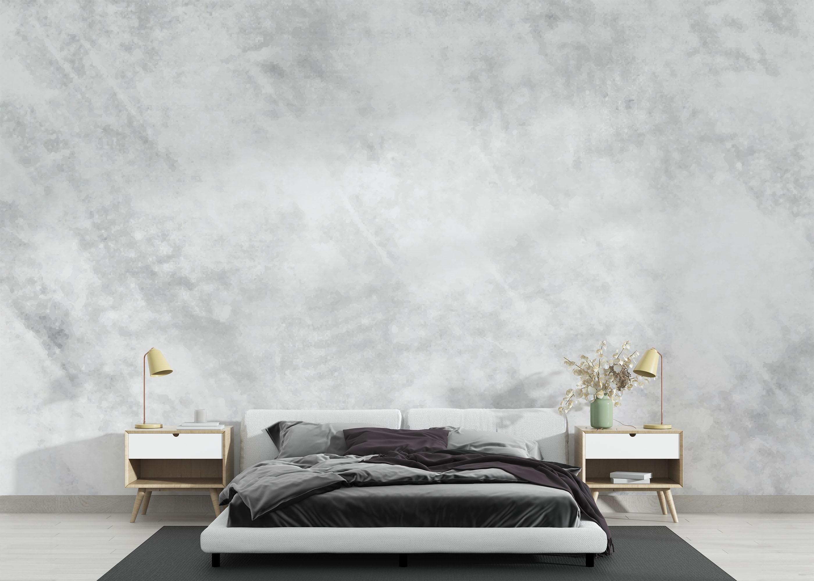 Fototapete Concrete Grey Wall mockup 3