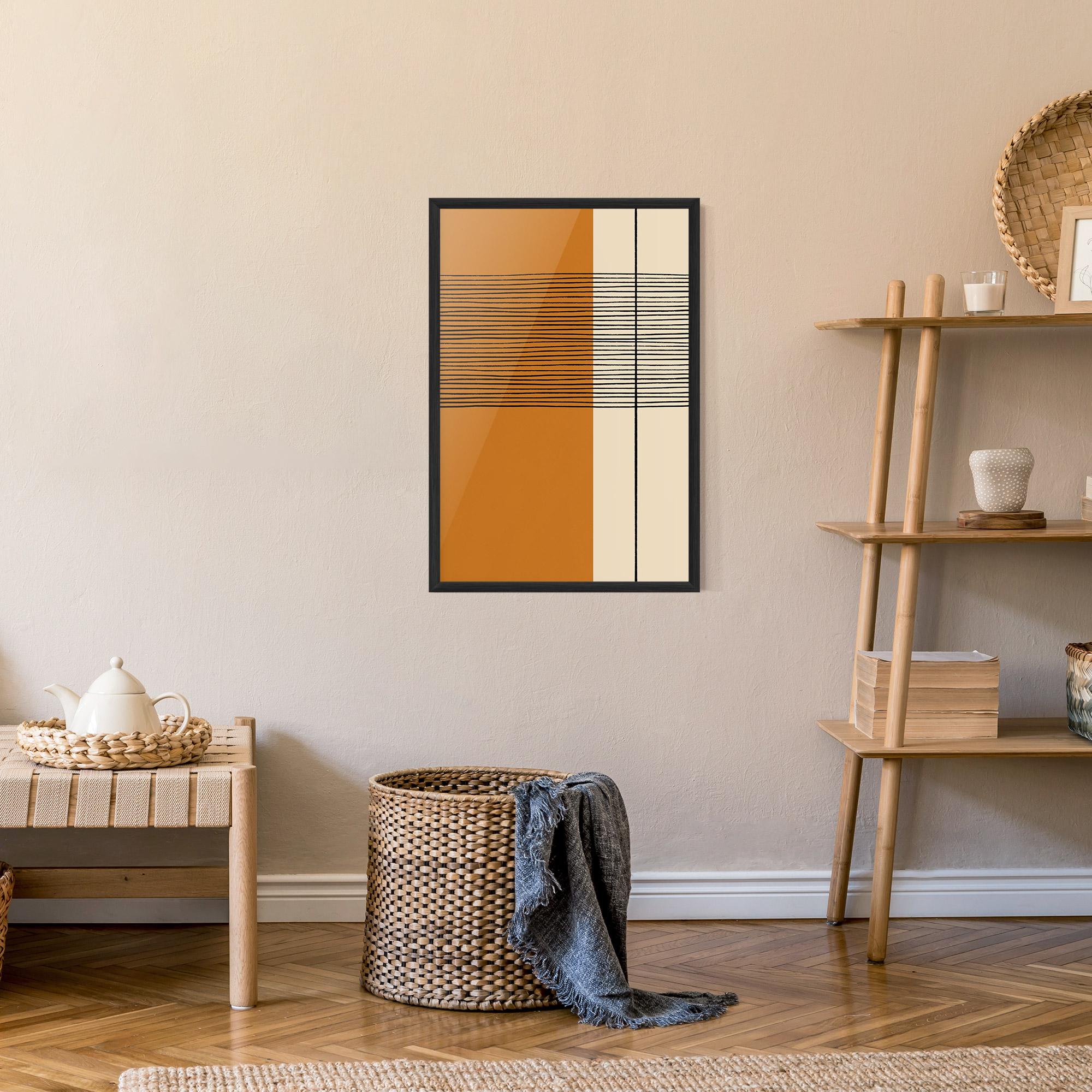 Gerahmte Poster Scandinavian Painting mockup 9