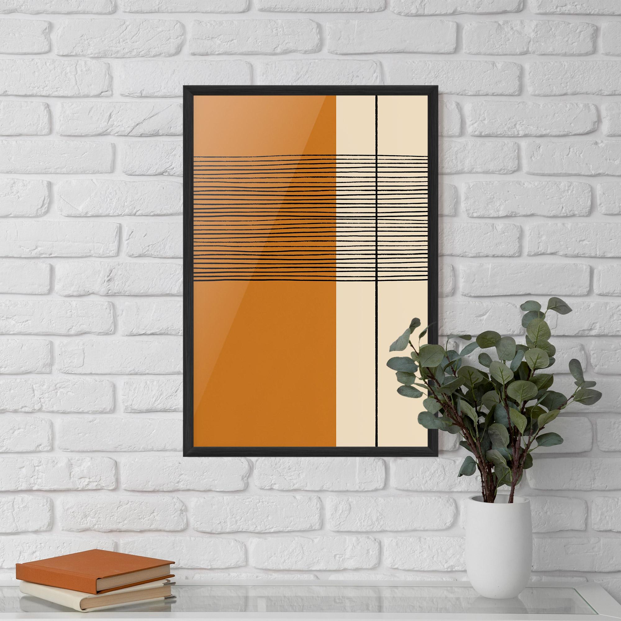 Gerahmte Poster Scandinavian Painting mockup 5