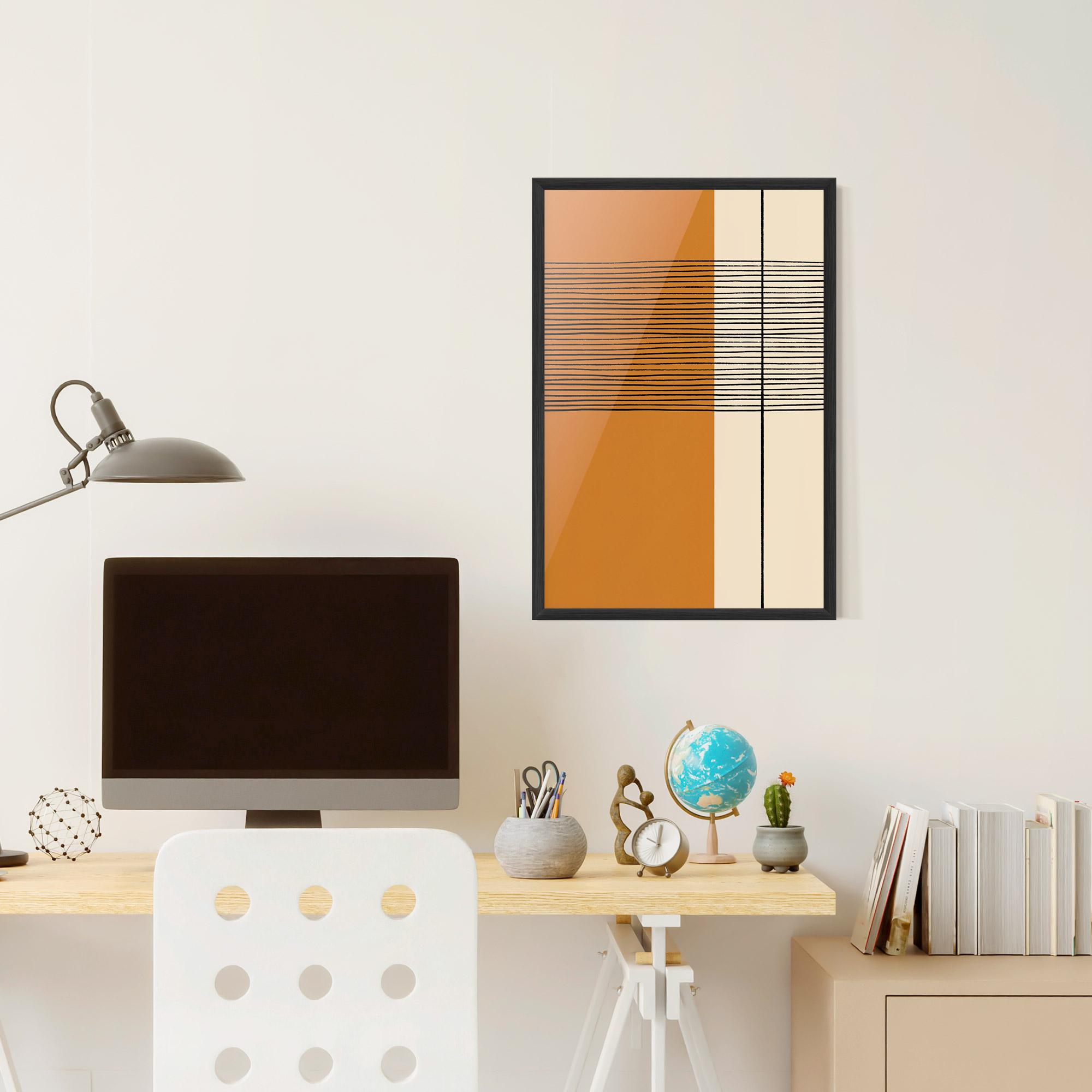 Gerahmte Poster Scandinavian Painting mockup 6