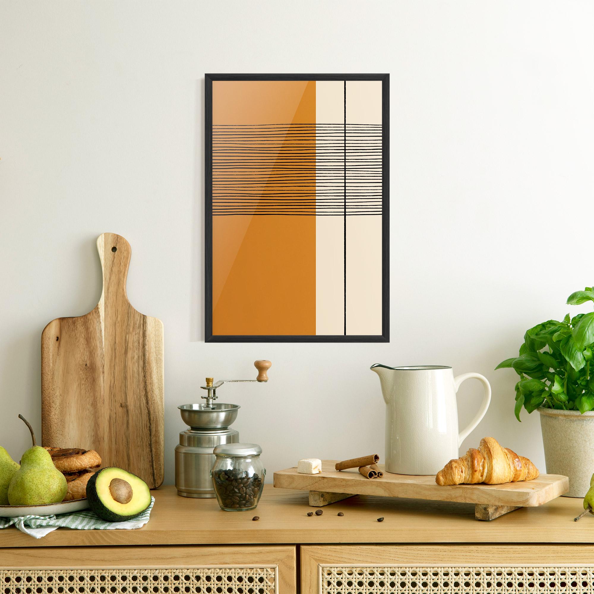 Gerahmte Poster Scandinavian Painting mockup 8