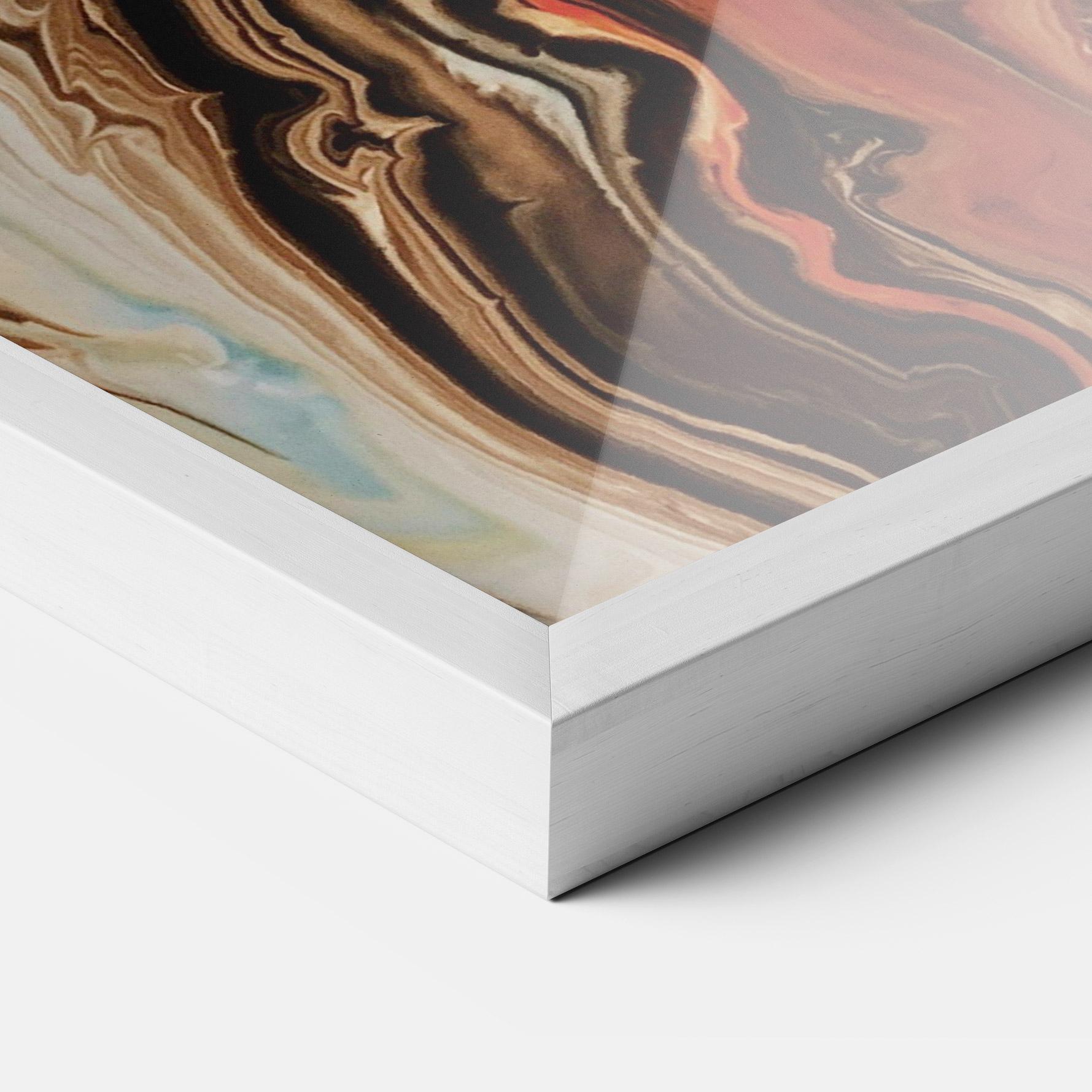 Gerahmte Poster Abstract Waterfall mockup 3