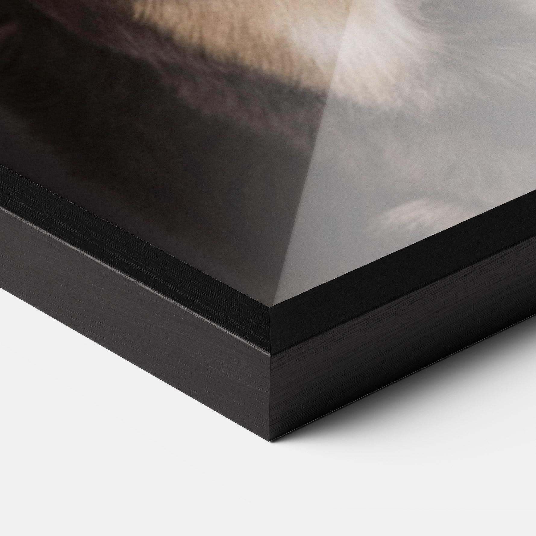 Gerahmte Poster Cute Dog Sitting mockup 3