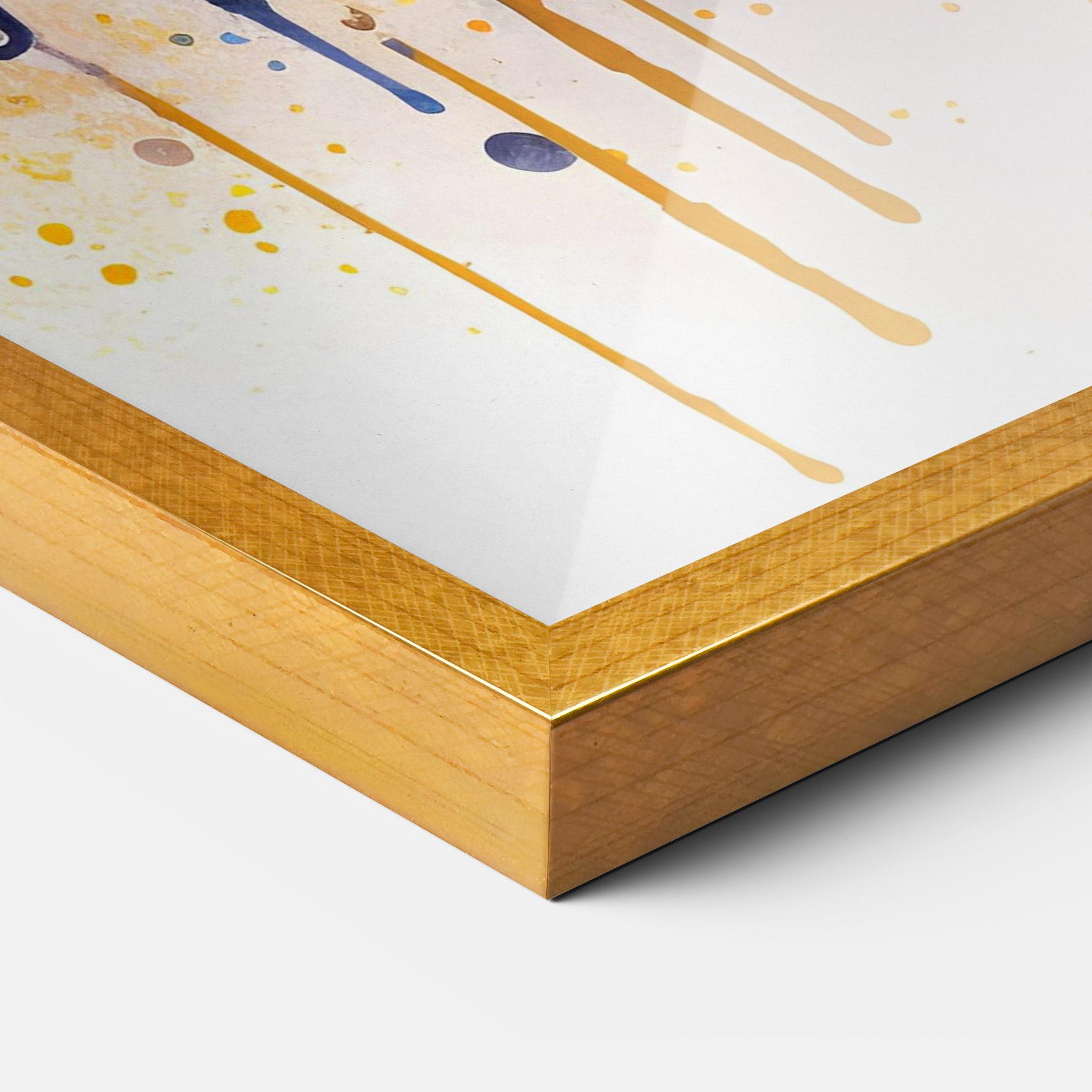 Gerahmte Poster Watercolor Butterfly mockup 3