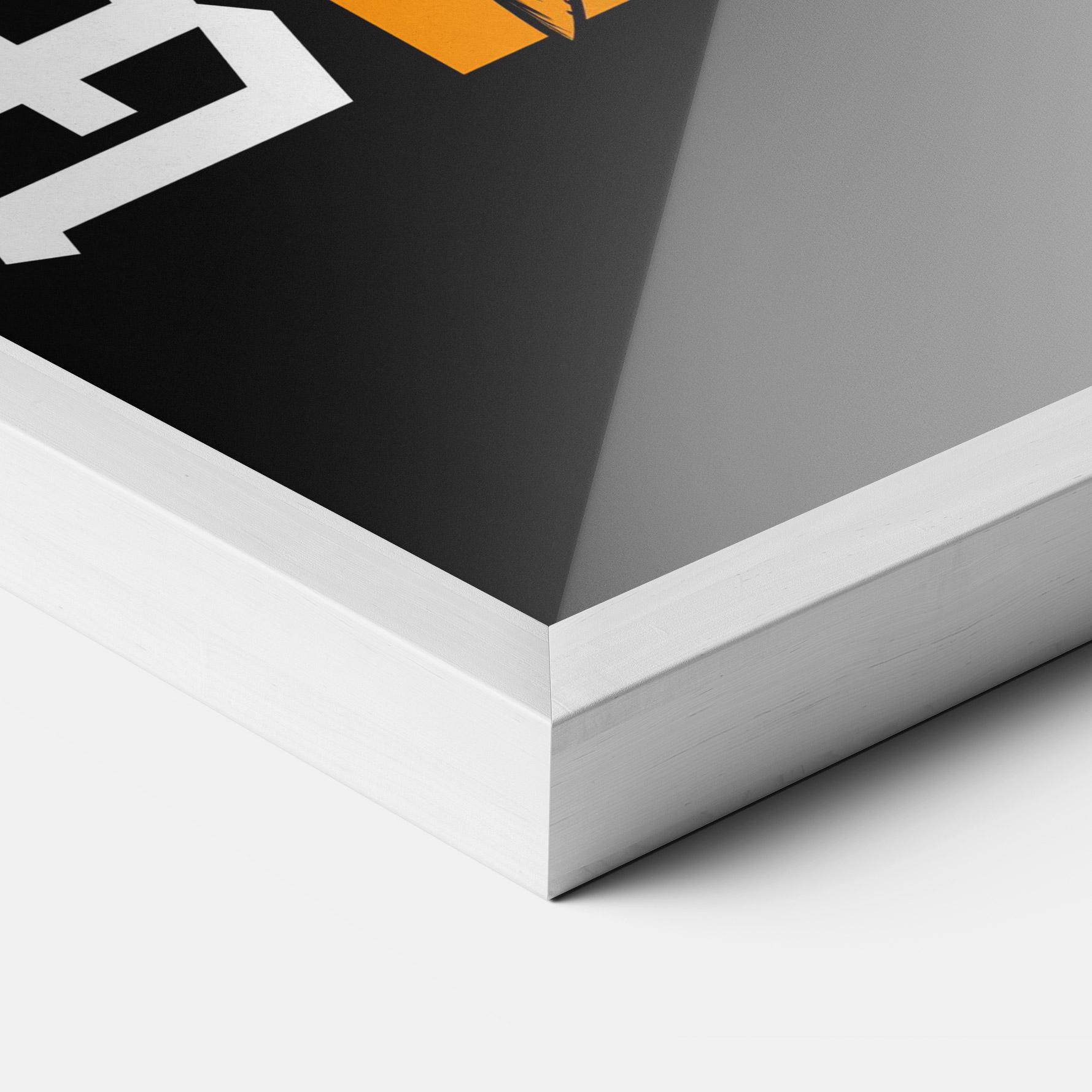 Gerahmte Poster Wolf Skull mockup 3