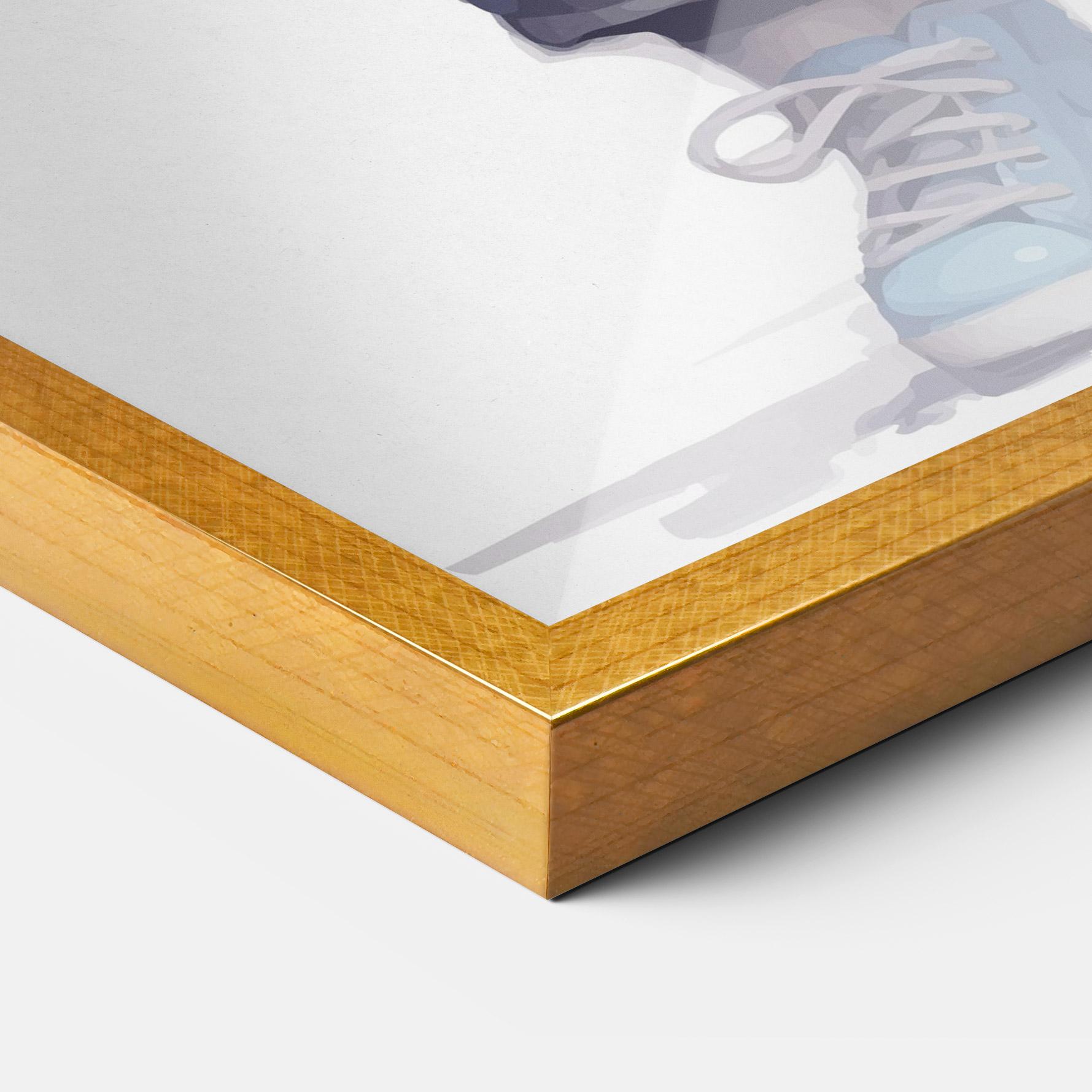 Gerahmte Poster Glasses Bear mockup 3