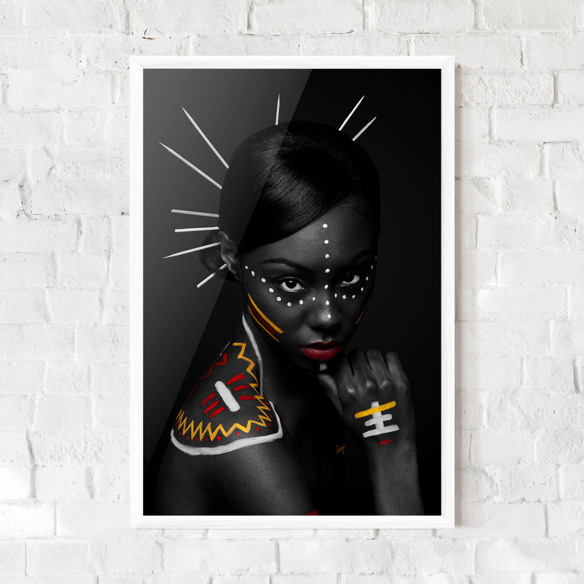 Gerahmte Poster Tribal Beauty mockup 0