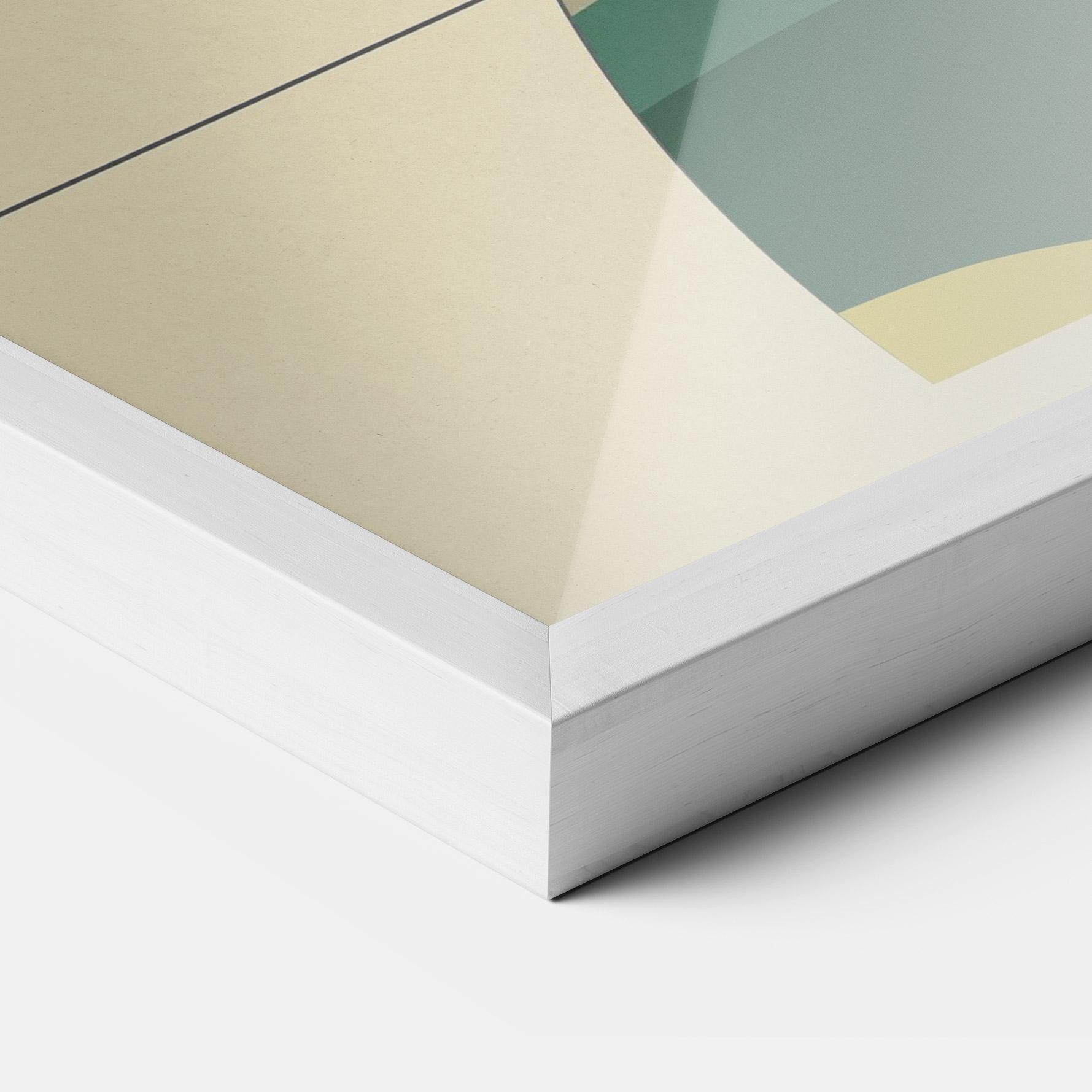 Gerahmte Poster Green Nature Woman mockup 3