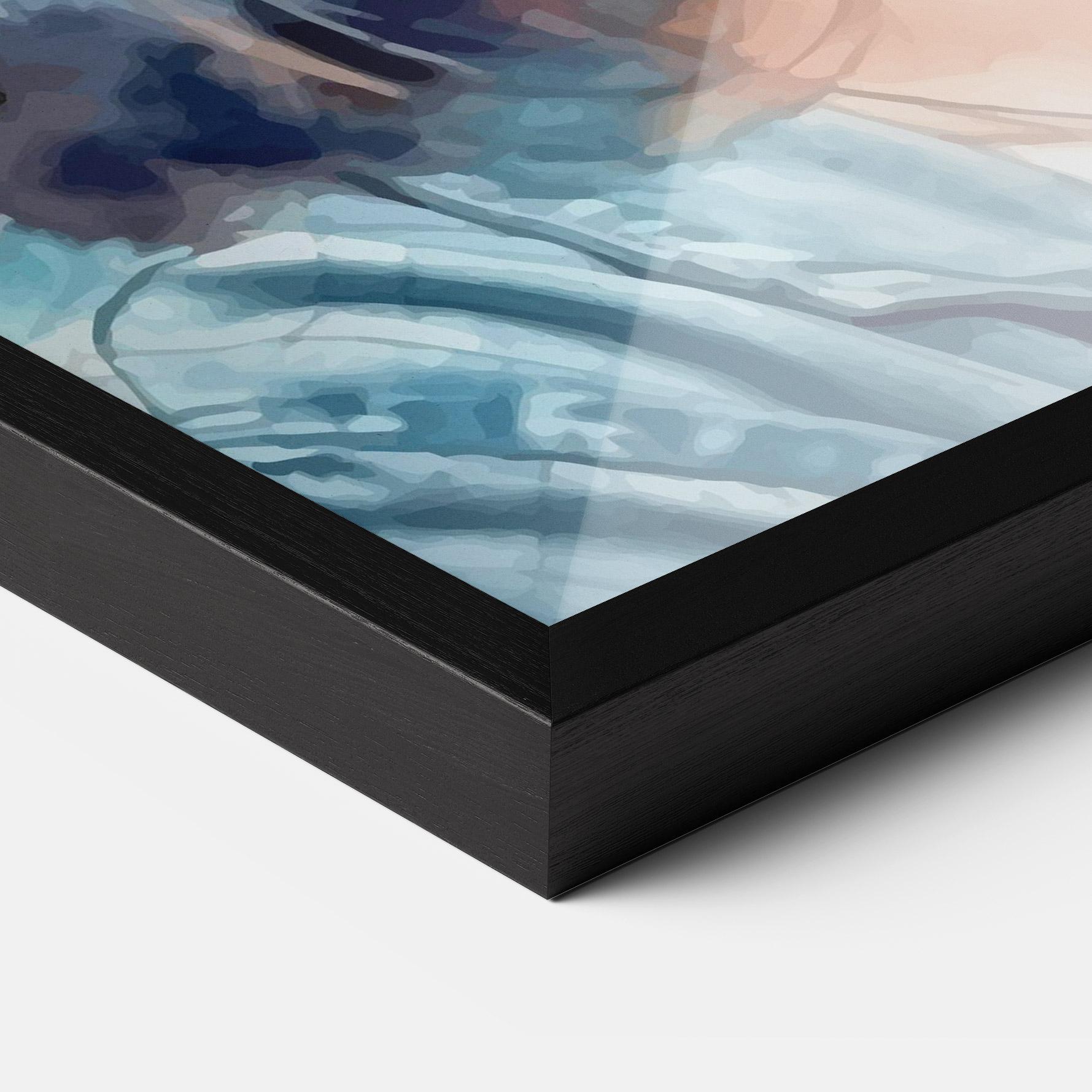 Gerahmte Poster Hat Portrait Girl mockup 3