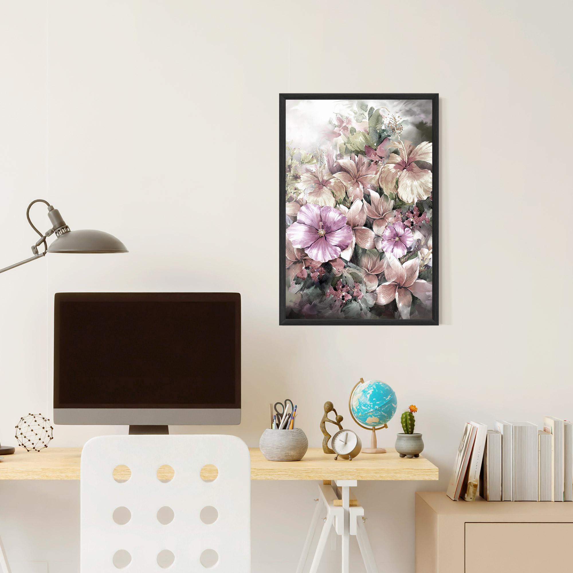 Gerahmte Poster Contrastul De Flori mockup 6