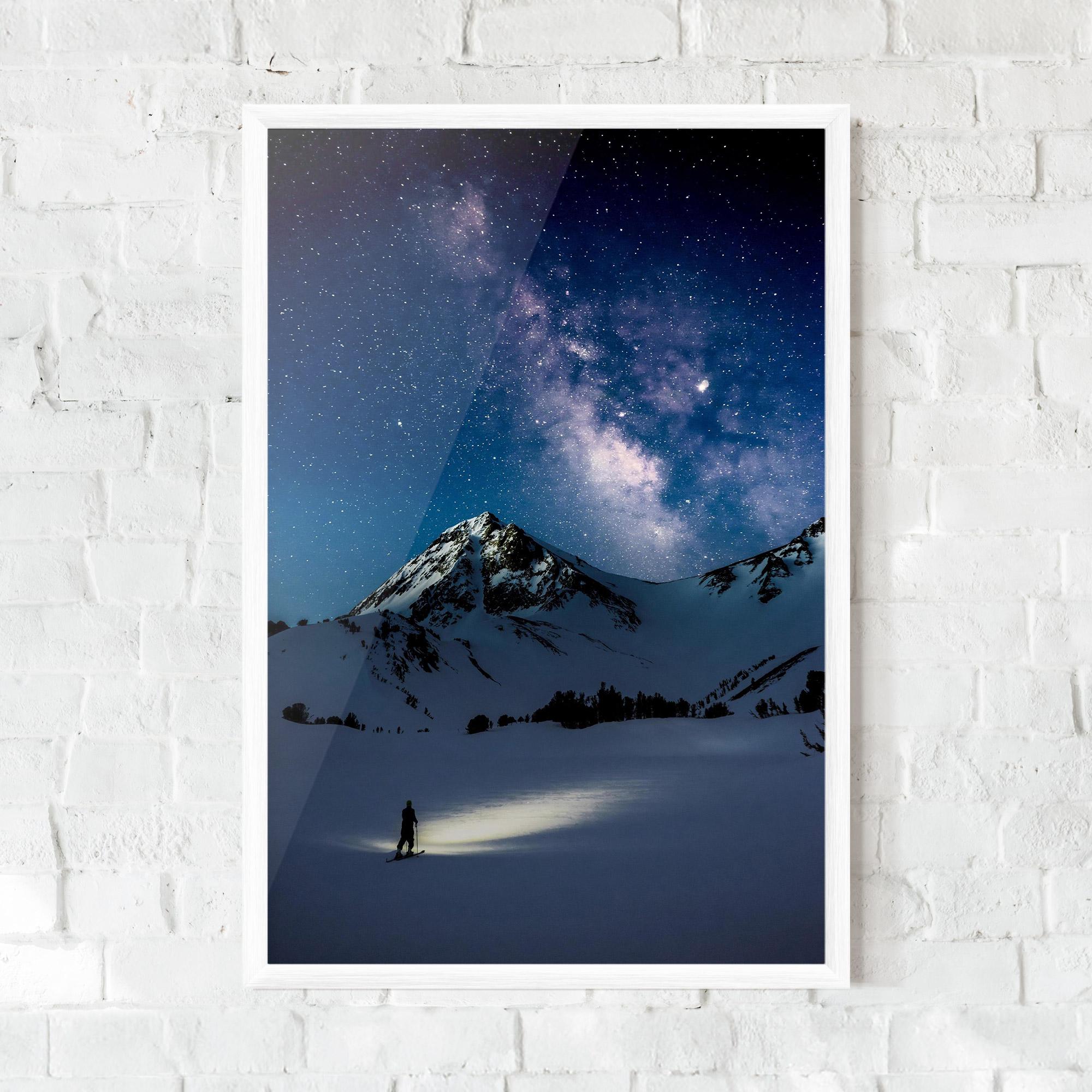 Gerahmte Poster Pretty Sky Winter mockup 0