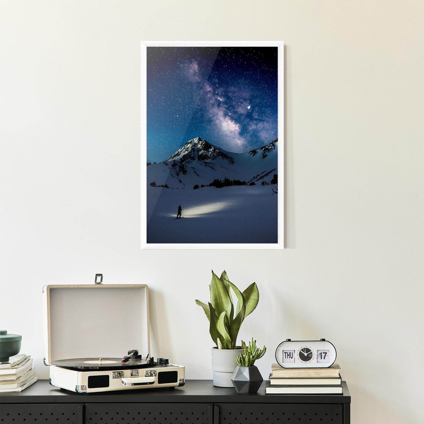 Gerahmte Poster Pretty Sky Winter mockup 2