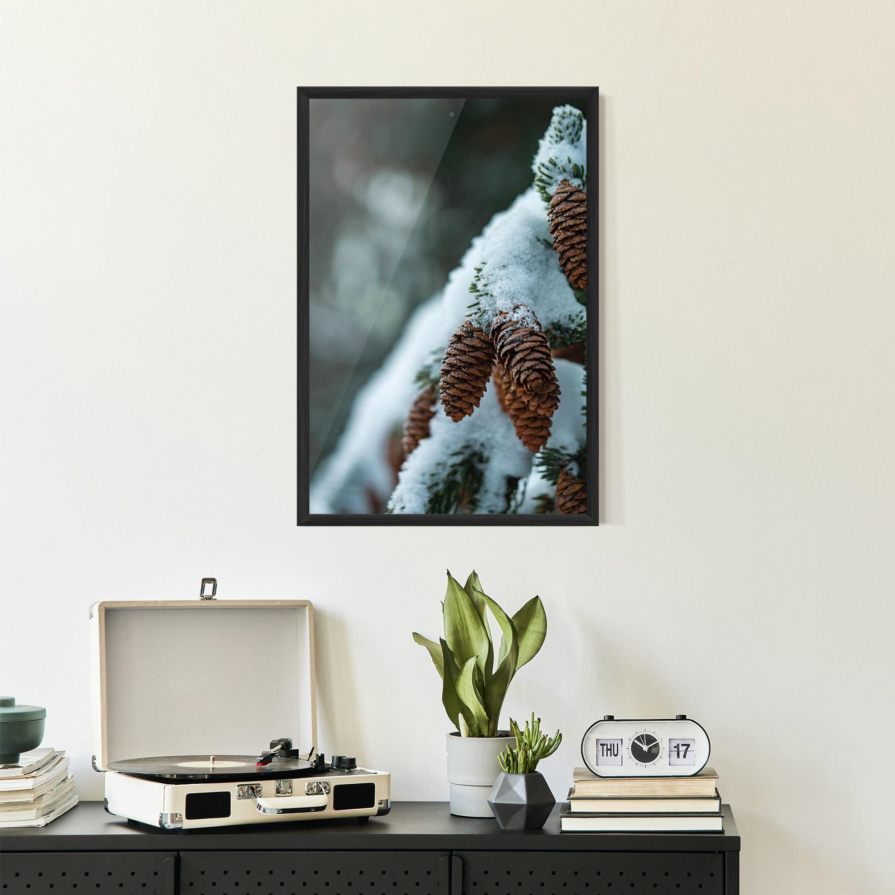 Gerahmte Poster Pretty Snow Cones mockup 2