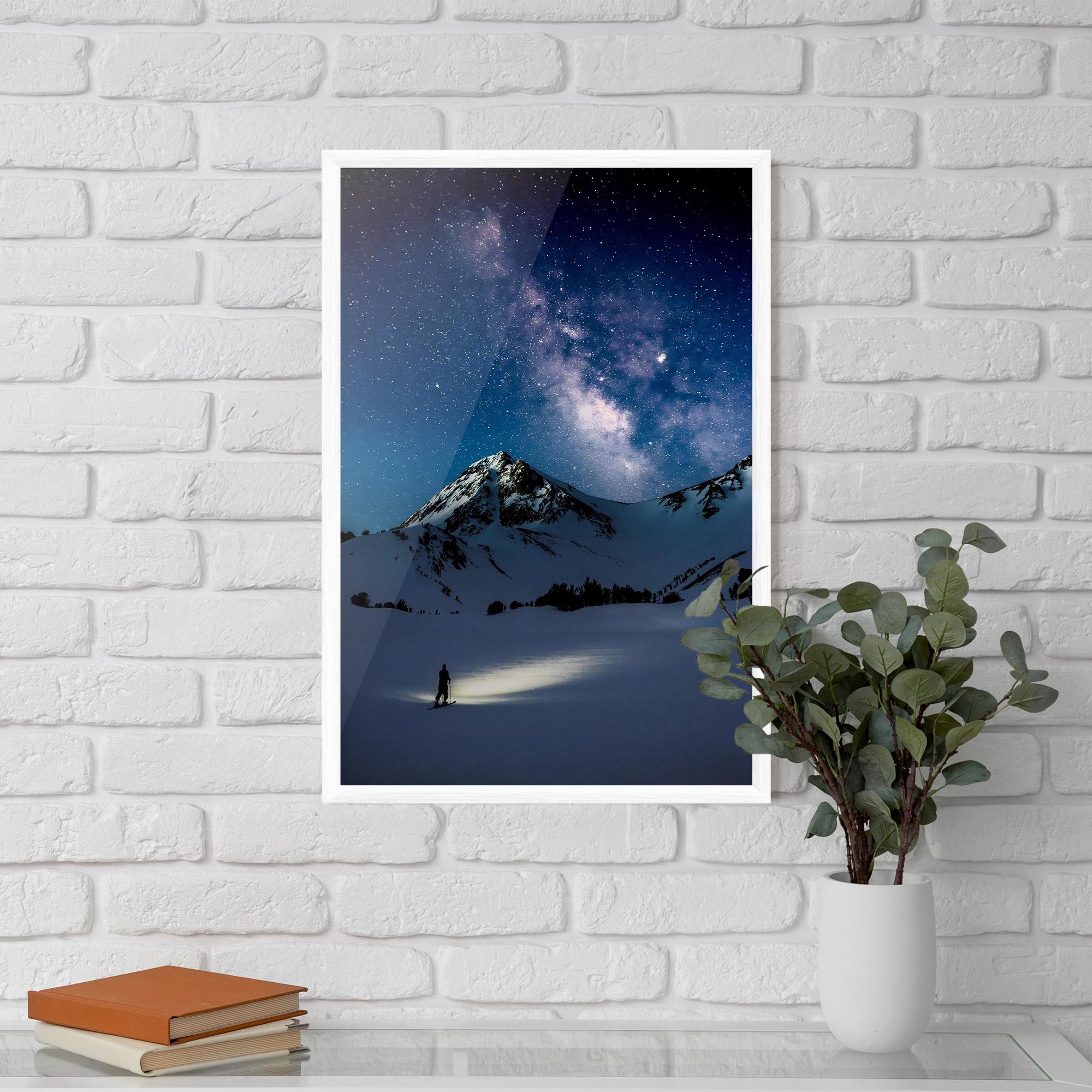 Gerahmte Poster Pretty Sky Winter mockup 5