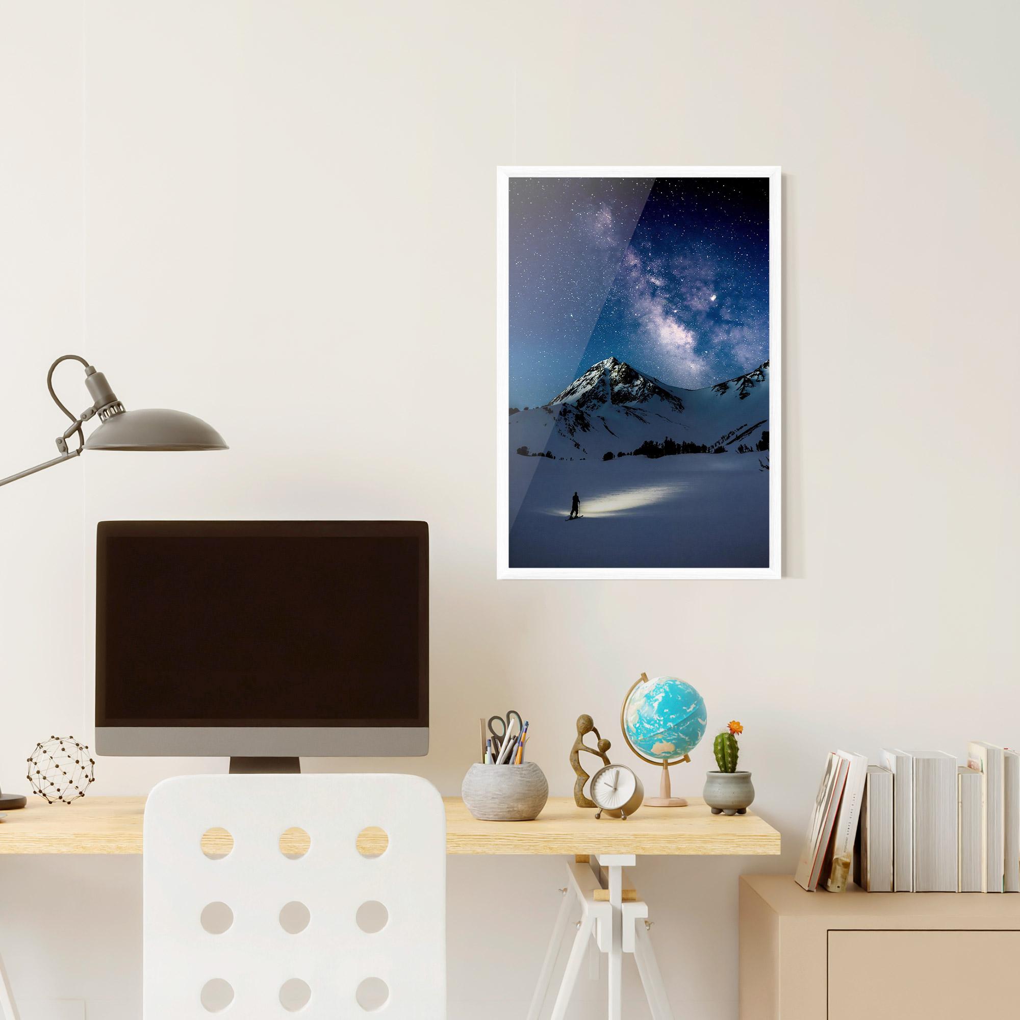 Gerahmte Poster Pretty Sky Winter mockup 6