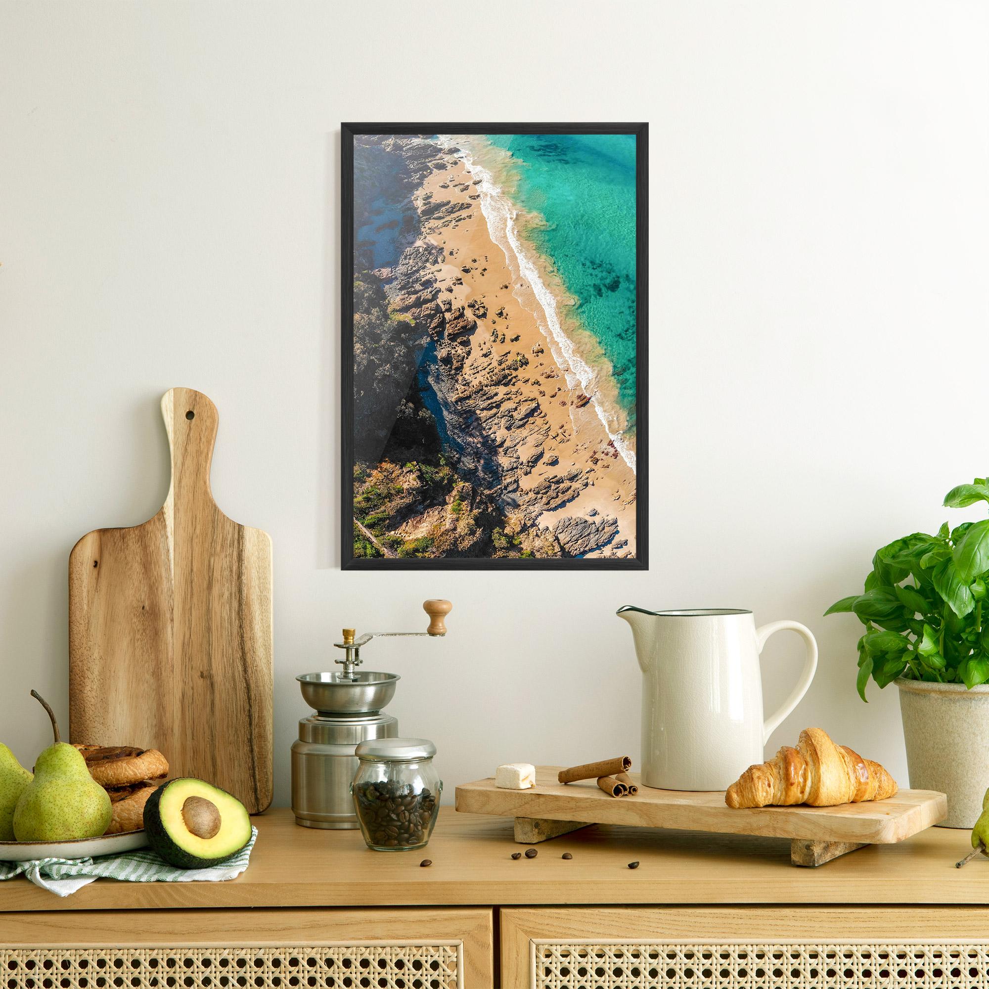 Gerahmte Poster Rocky Beach mockup 8