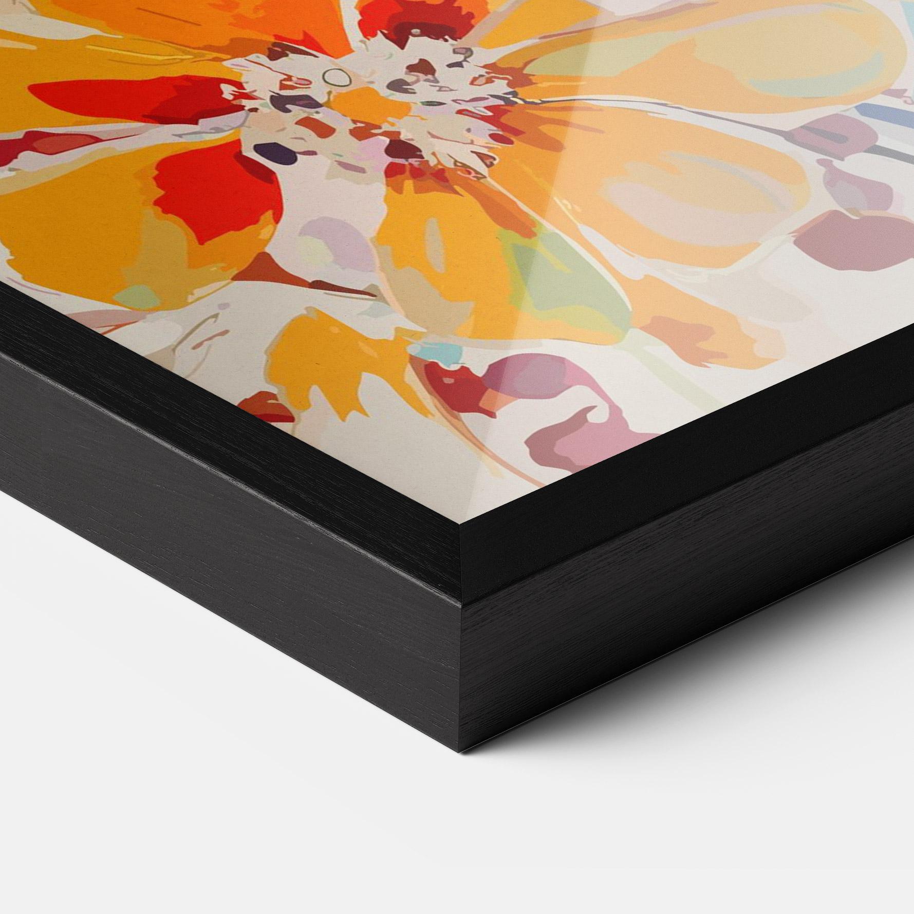 Gerahmte Poster Red Orange Spring mockup 3