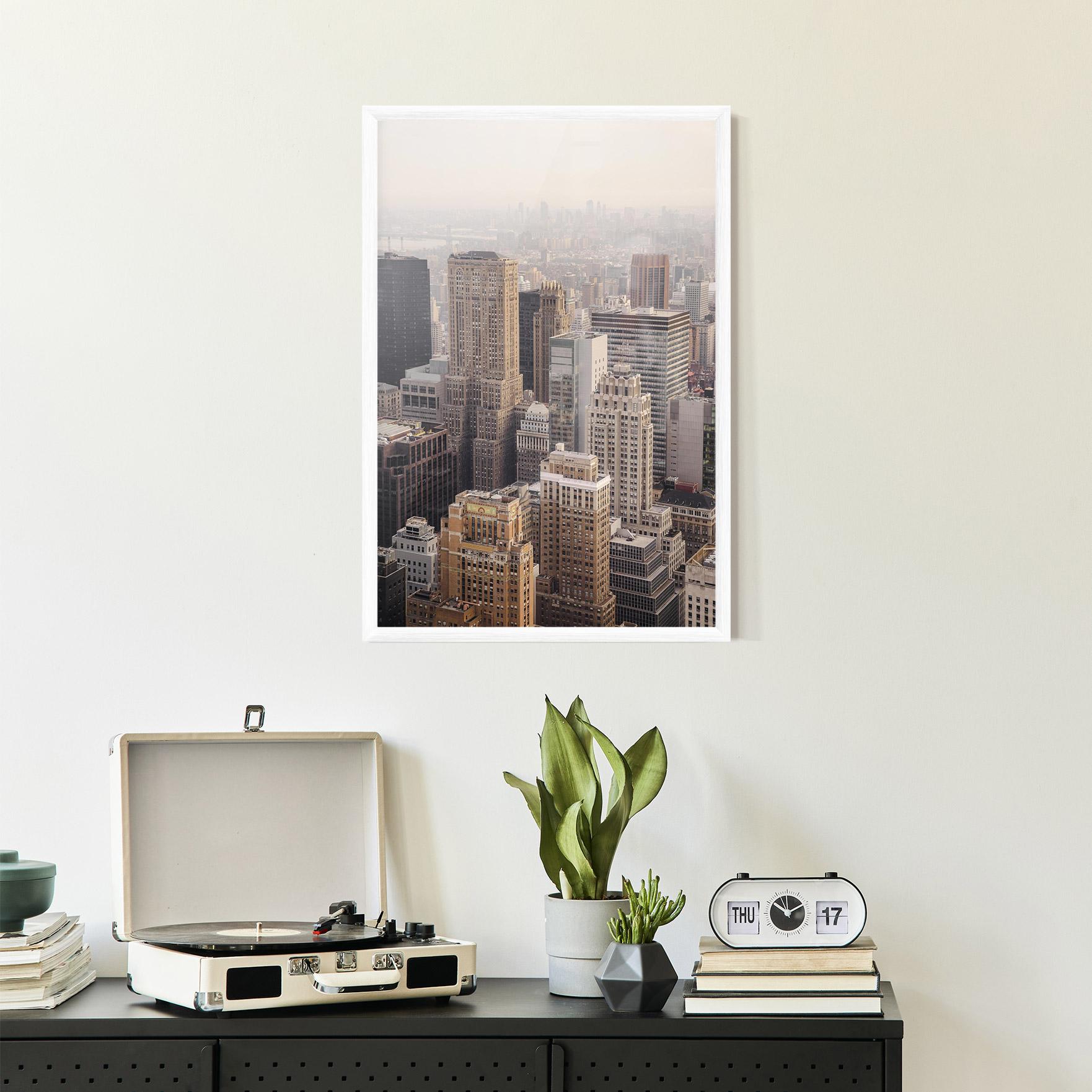 Gerahmte Poster Cream Tower mockup 2