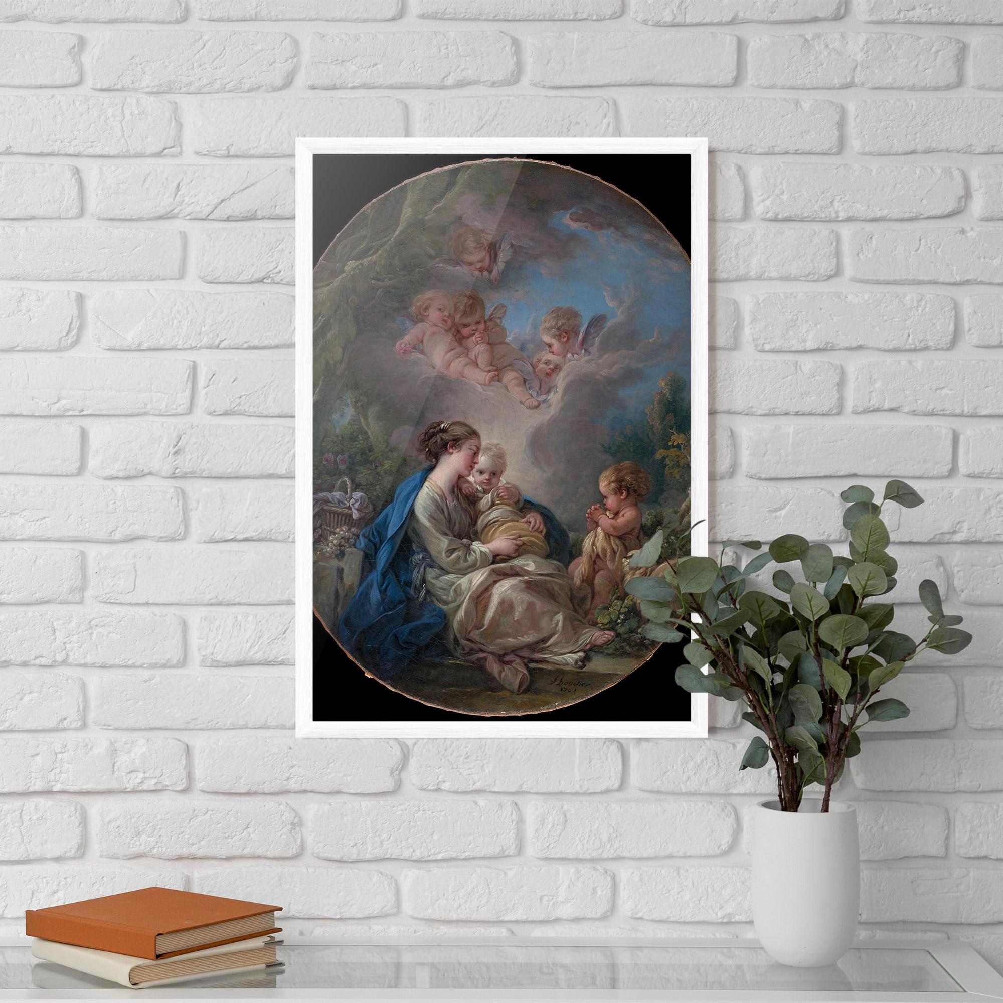 Gerahmte Poster Religious Circle mockup 5