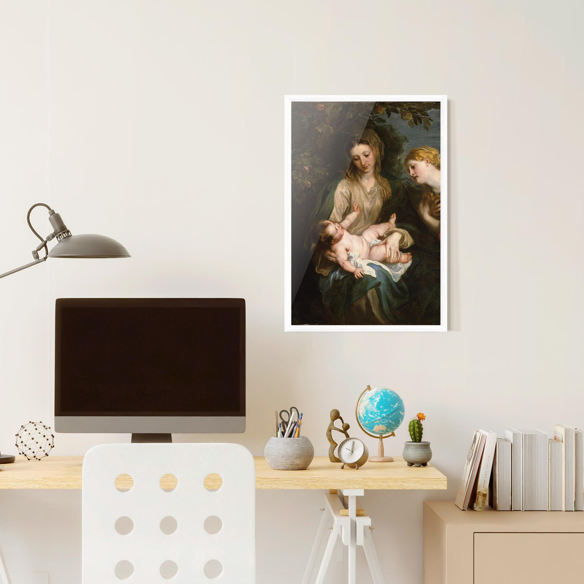 Gerahmte Poster Looking At Baby mockup 6