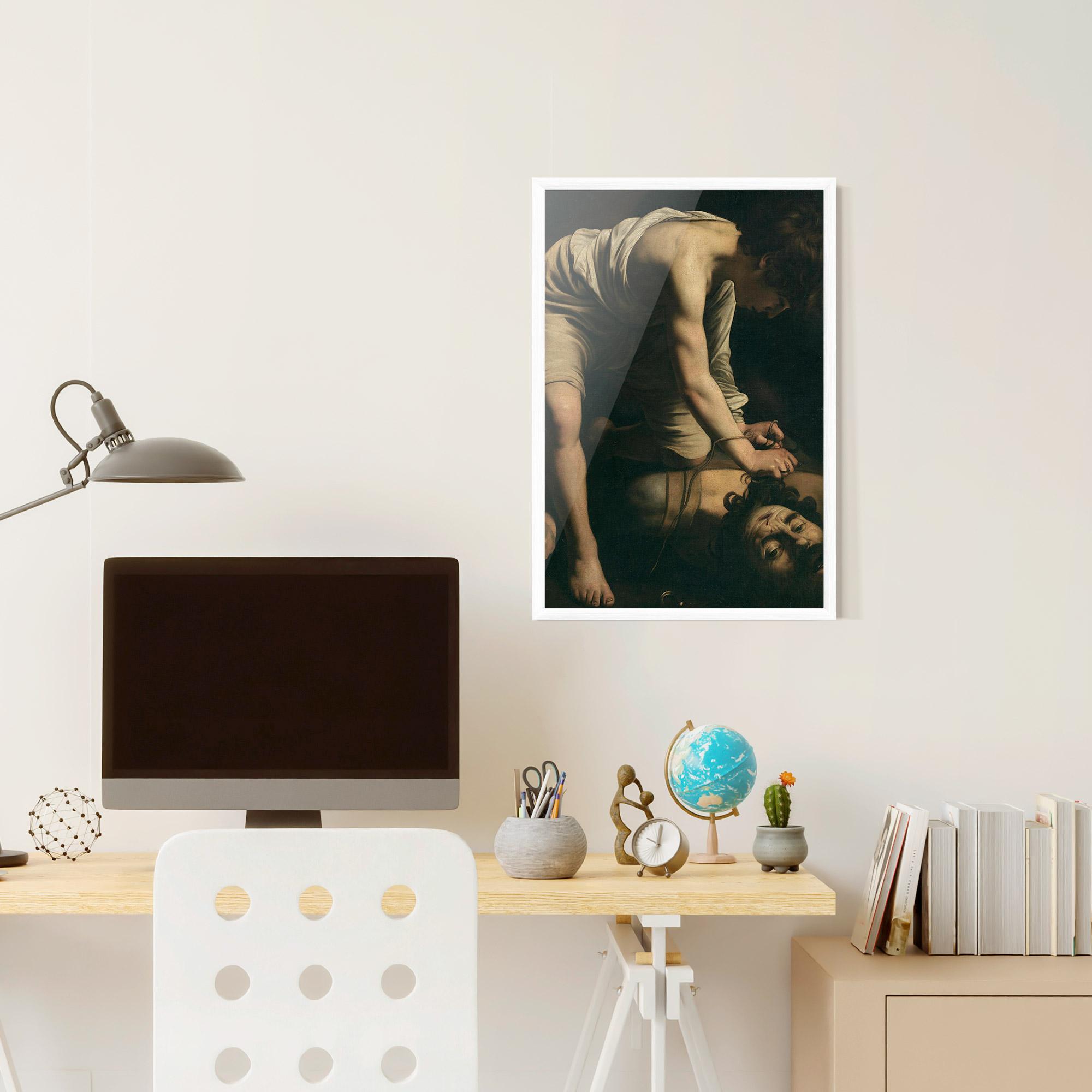 Gerahmte Poster David And Goliath mockup 6