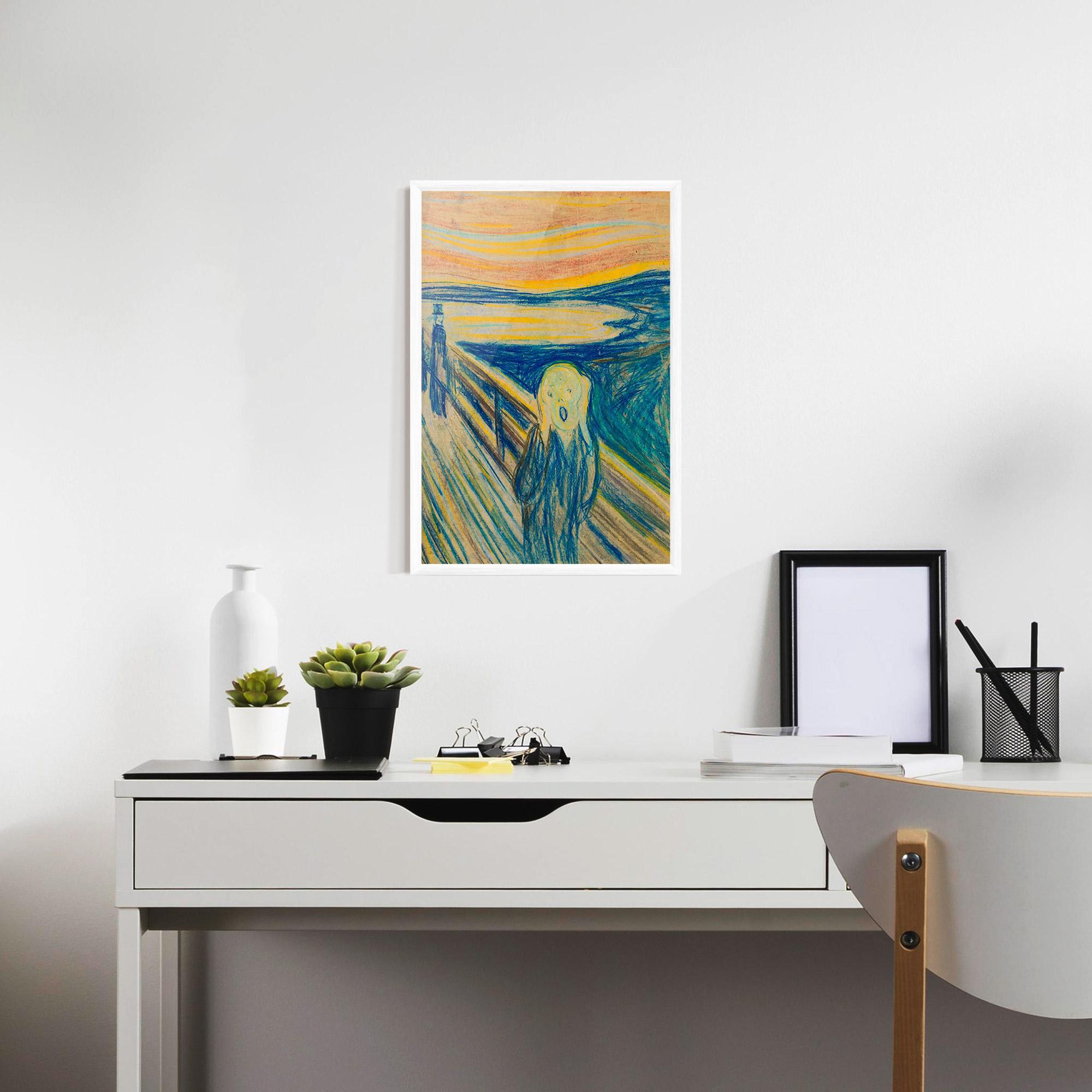 Gerahmte Poster Skrik_1893 mockup 7