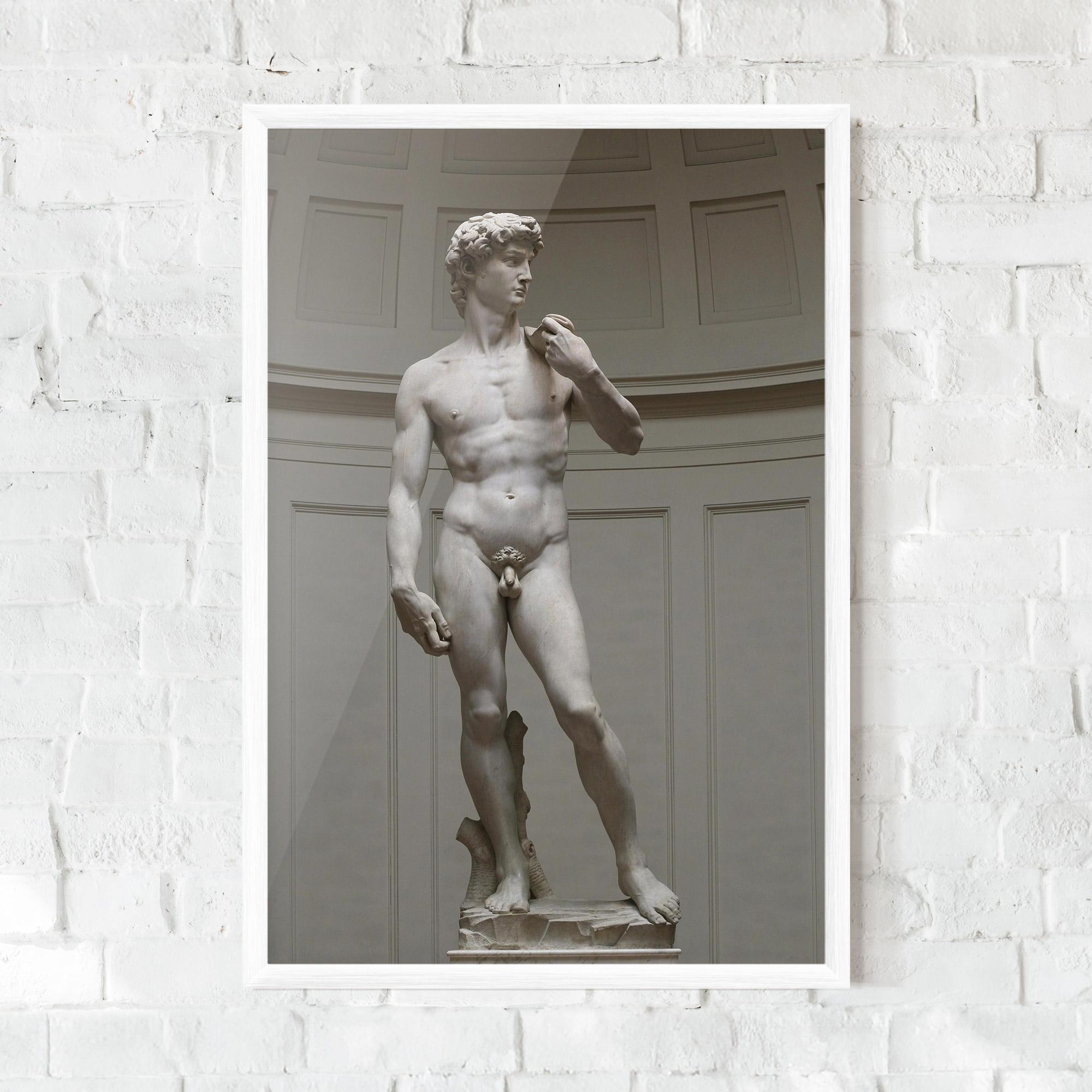 Gerahmte Poster Michelangelo Statue mockup 0
