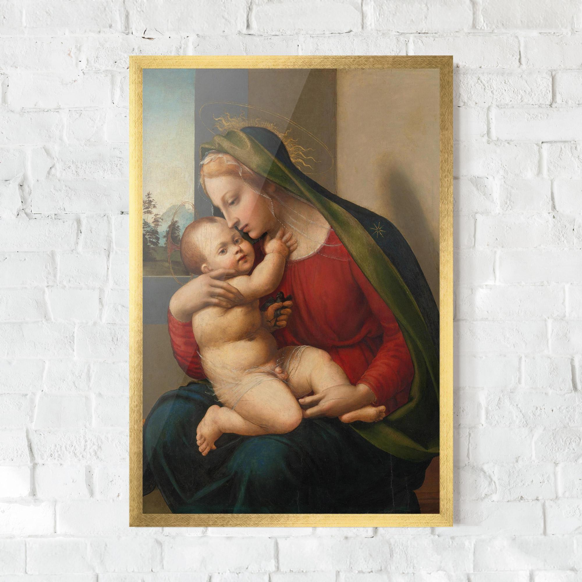 Gerahmte Poster Madonna And Child mockup 0