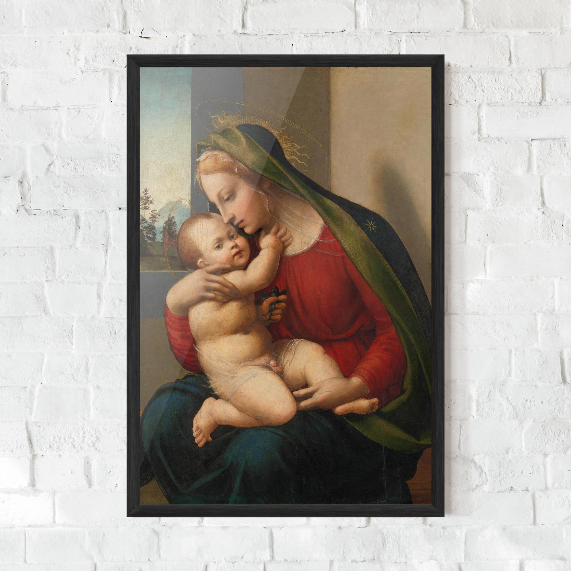 Gerahmte Poster Madonna And Child mockup 0