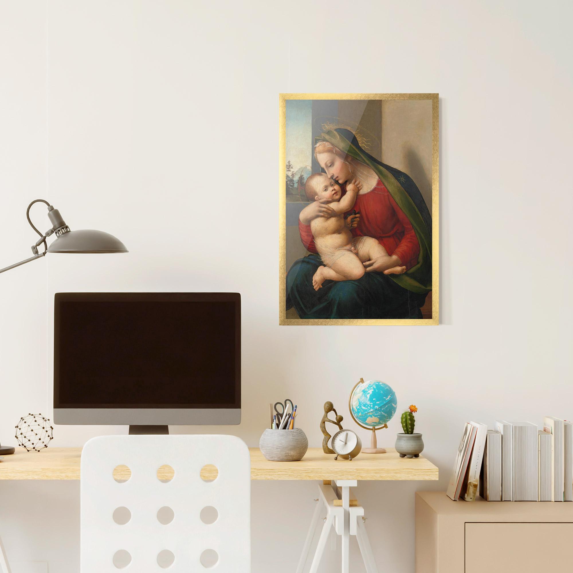 Gerahmte Poster Madonna And Child mockup 6
