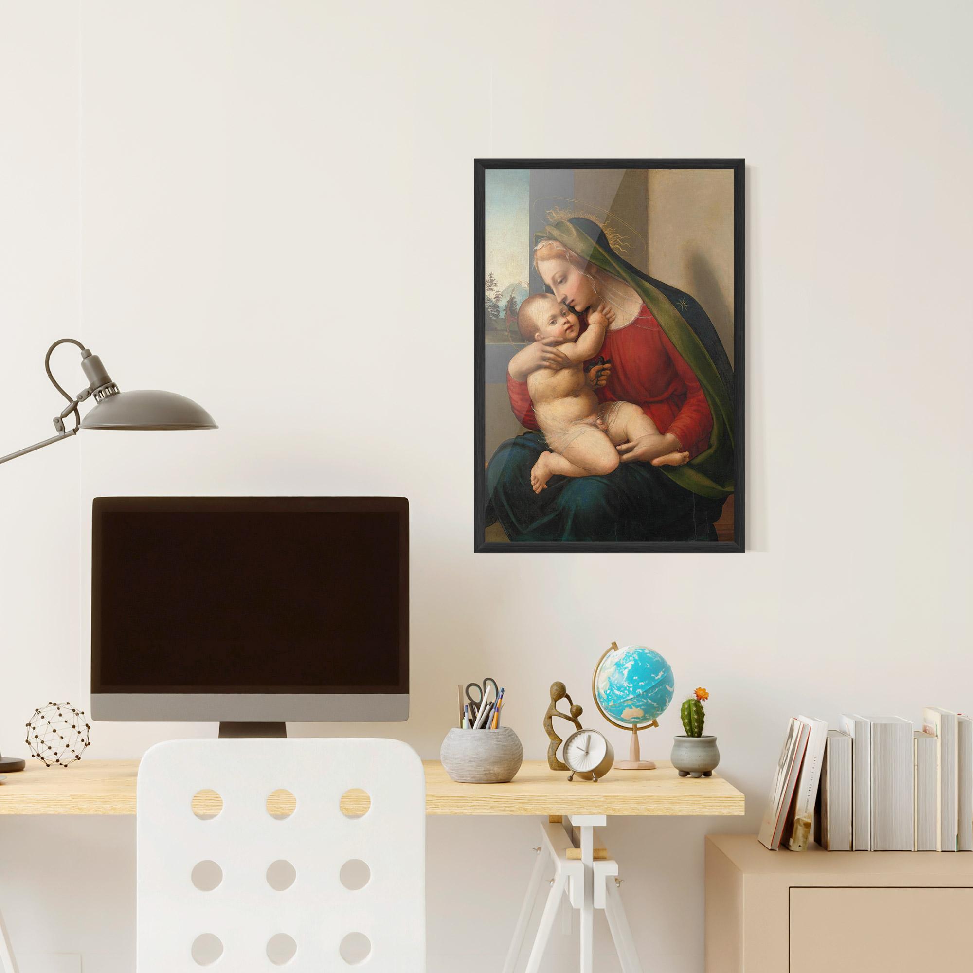 Gerahmte Poster Madonna And Child mockup 6