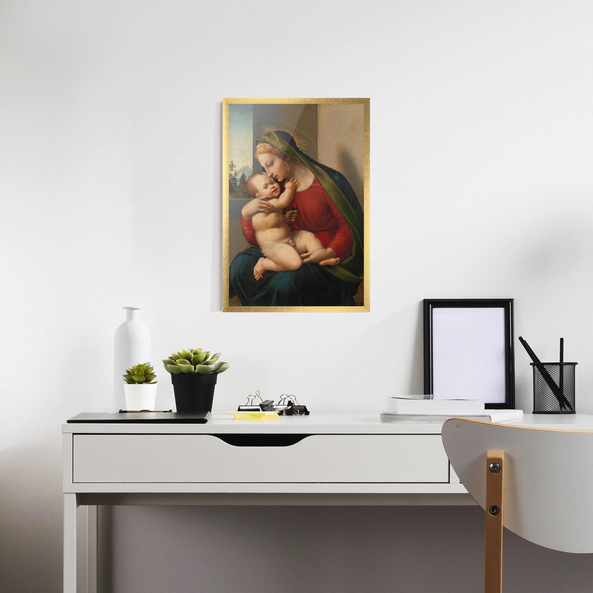 Gerahmte Poster Madonna And Child mockup 7