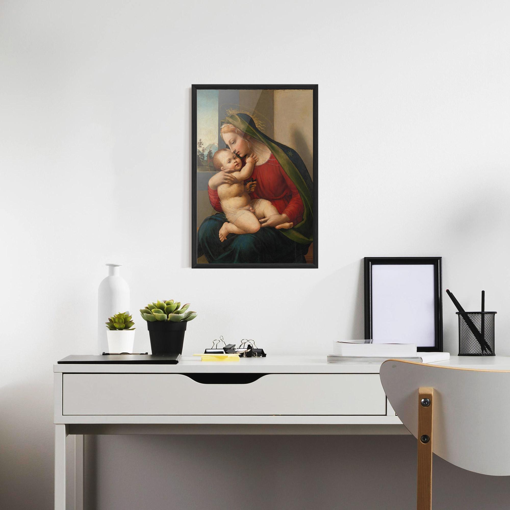 Gerahmte Poster Madonna And Child mockup 7