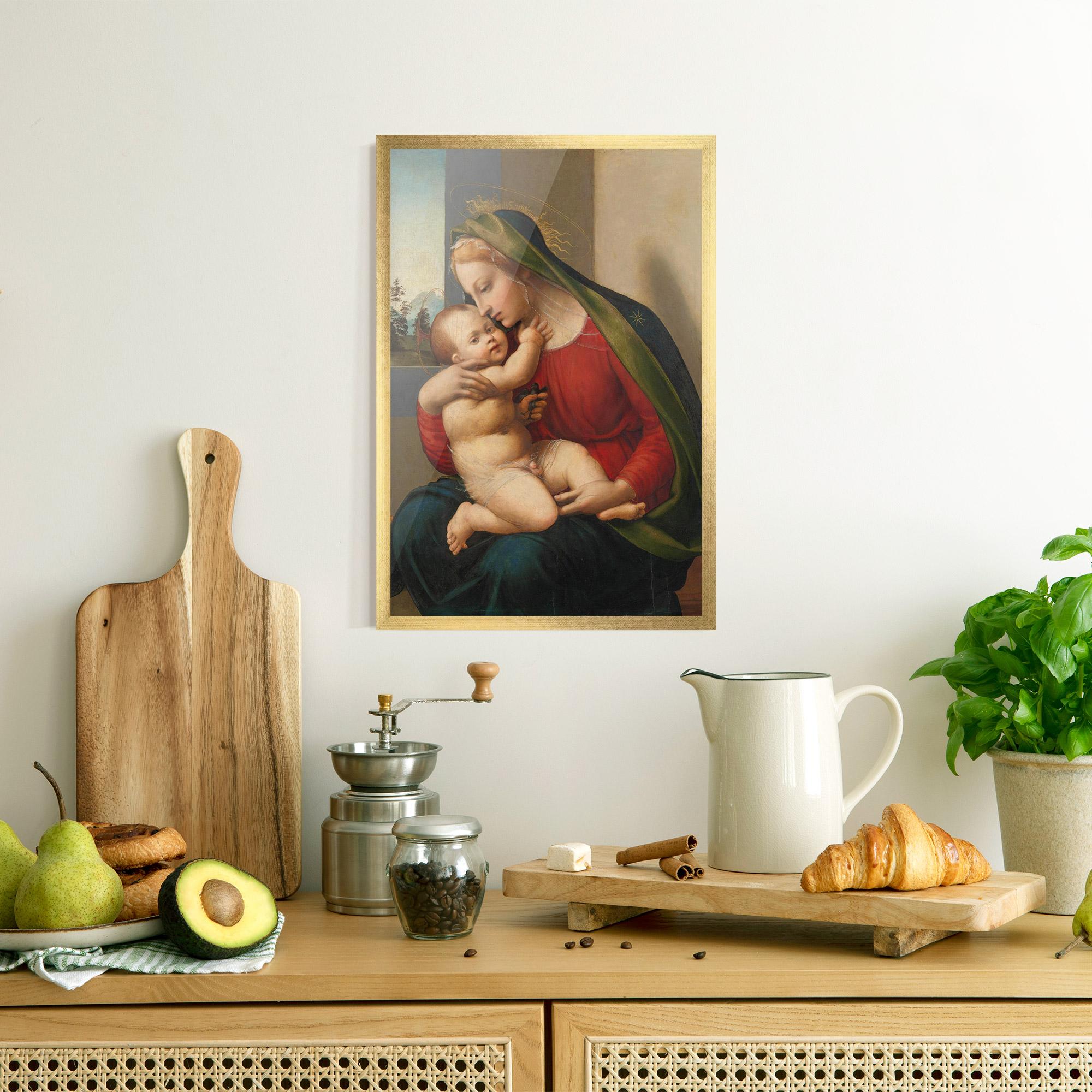Gerahmte Poster Madonna And Child mockup 8