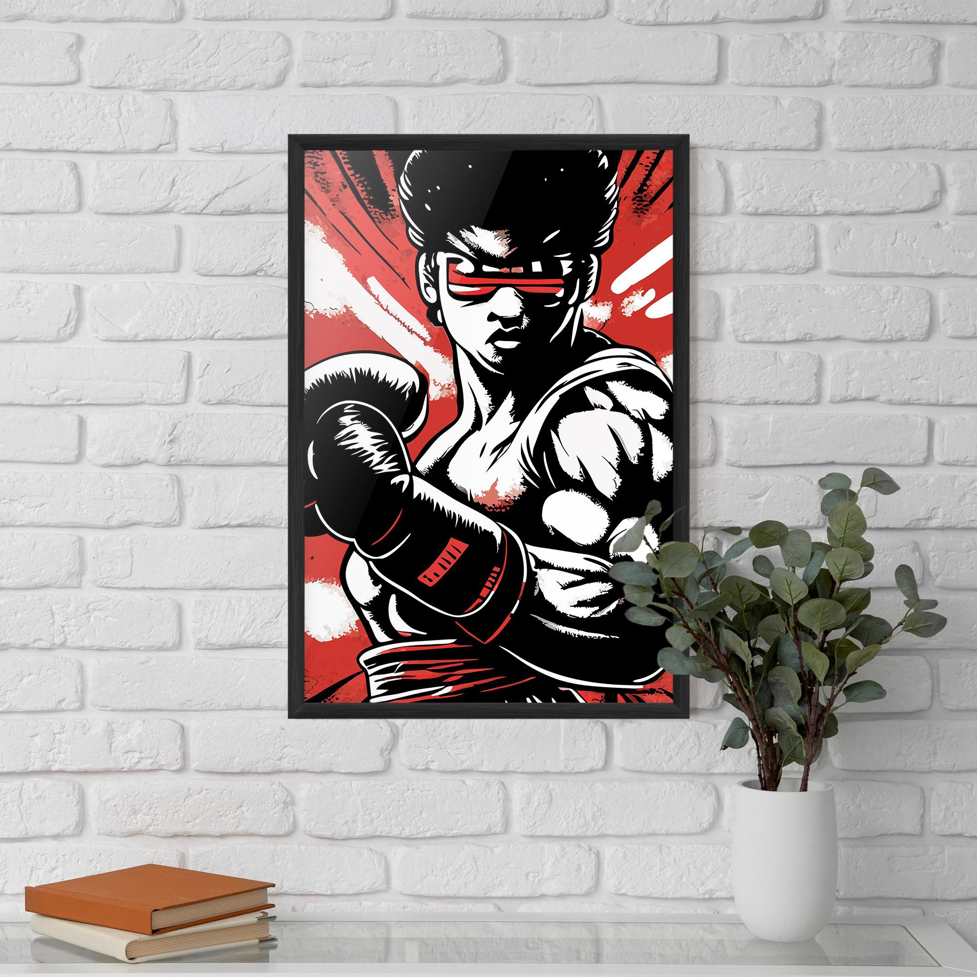 Gerahmte Poster Video Game Box mockup 5