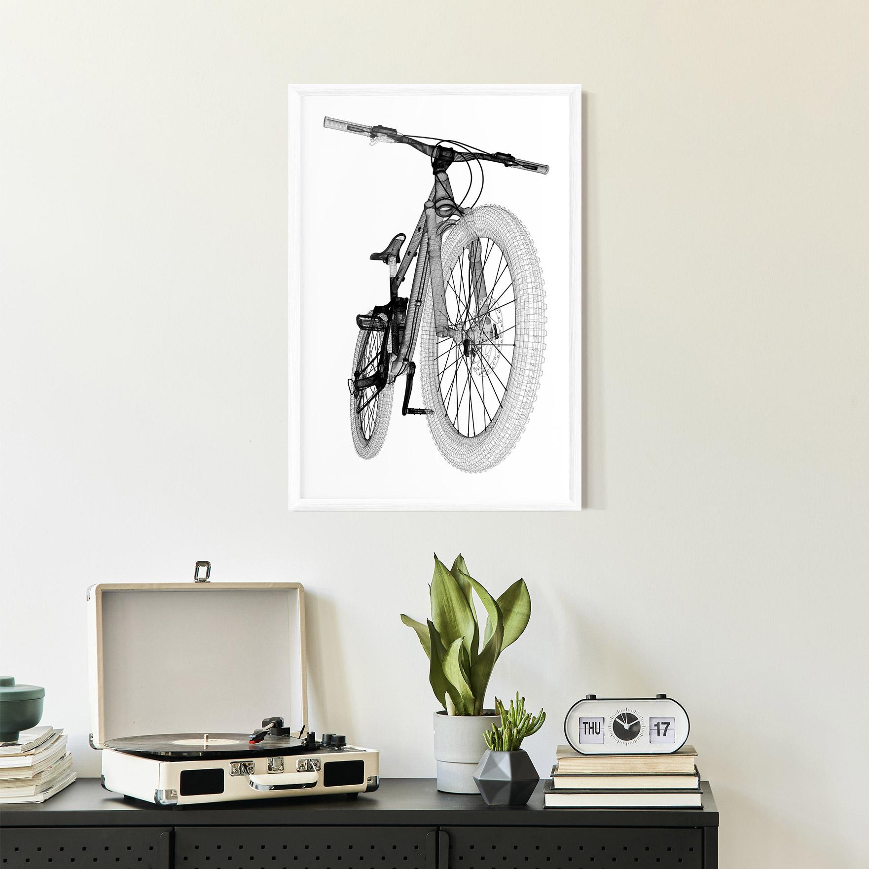 Gerahmte Poster Mountain Bicycle 3d Model mockup 2