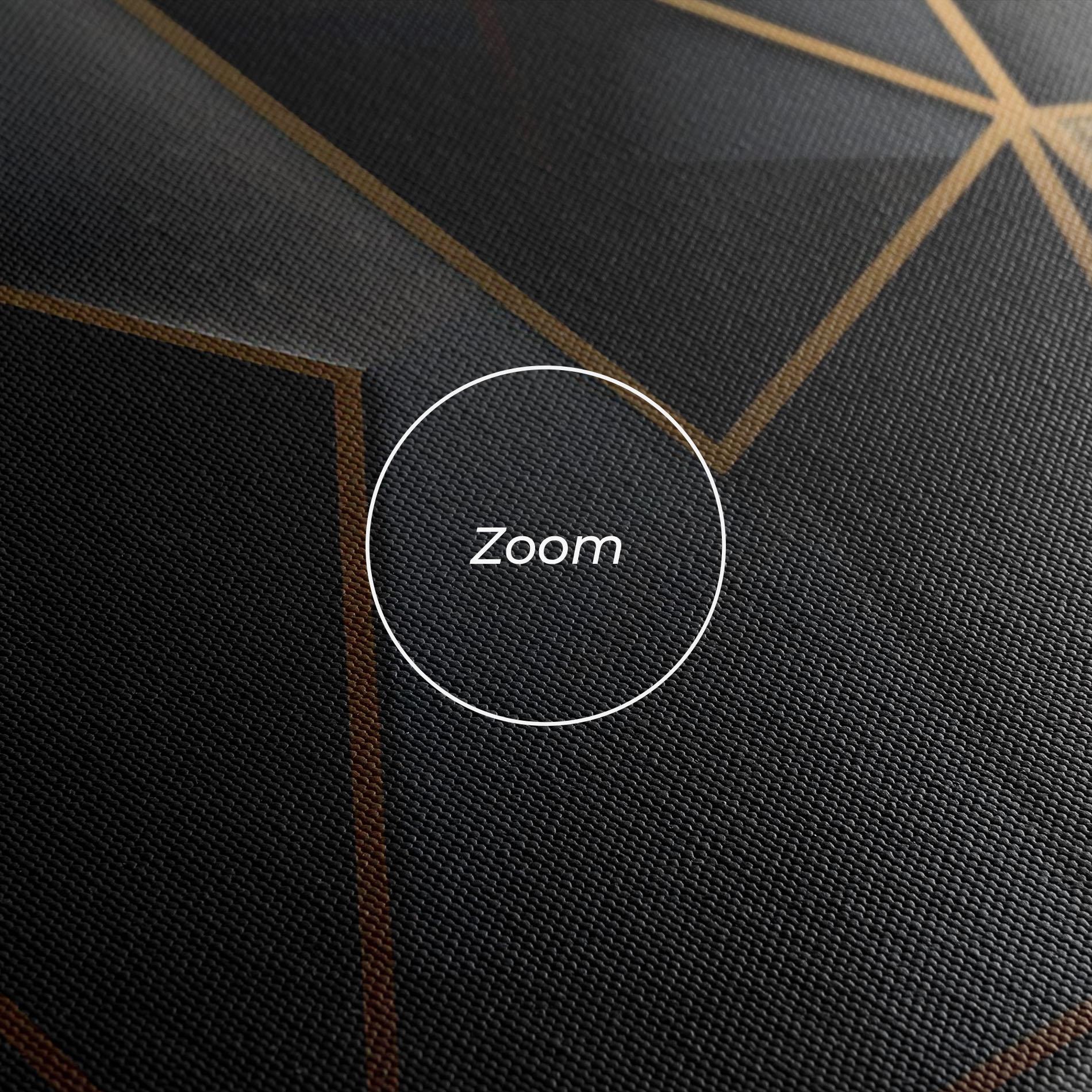 Leinwandbild Abstract Golden Art mockup 3