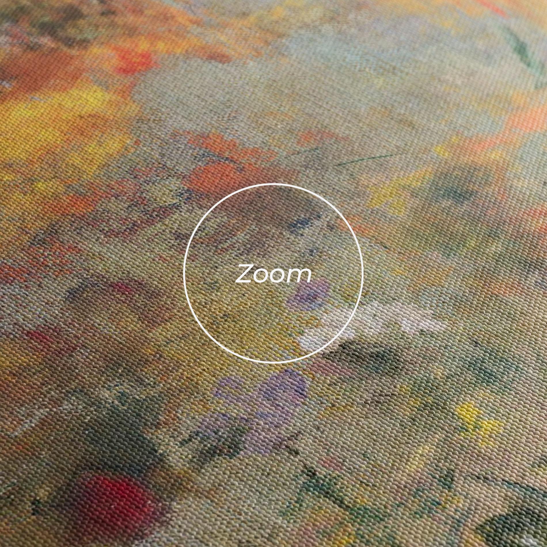 Leinwandbild Abstract Flowers mockup 3