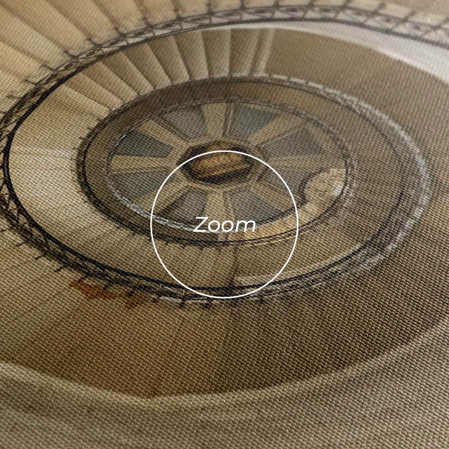 Leinwandbild Cream Down Stairs mockup 3