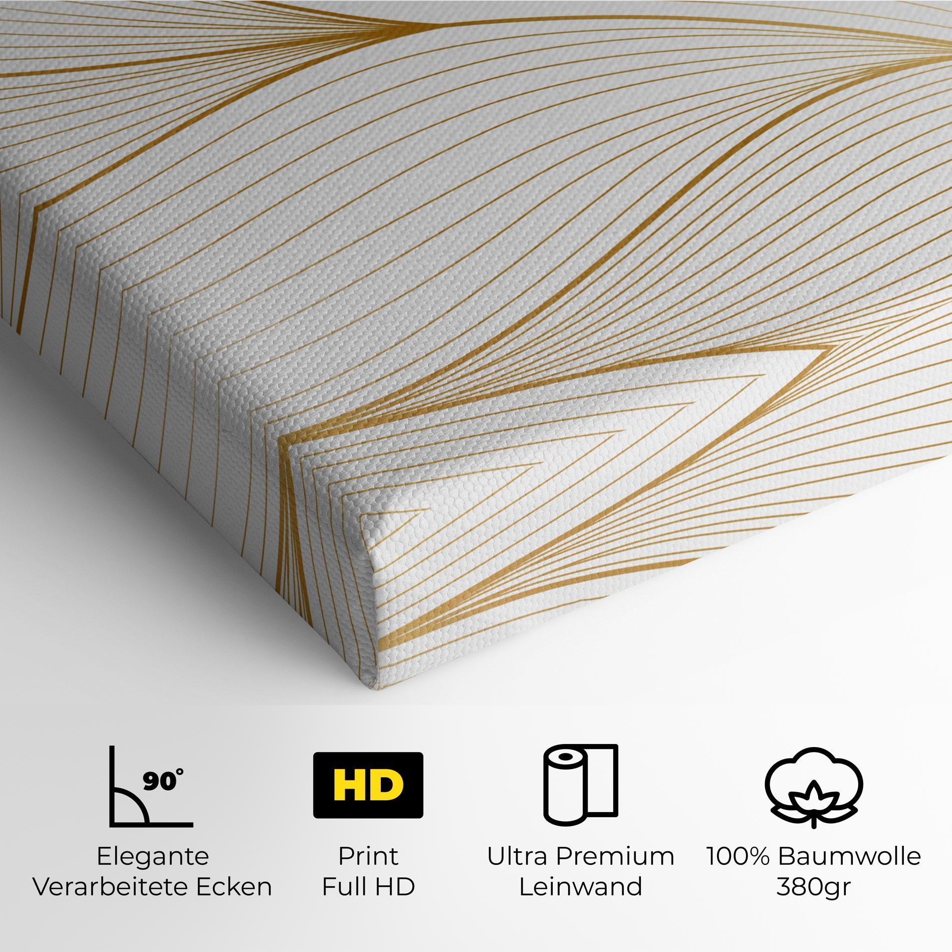 Leinwandbild Gold Wave mockup 4