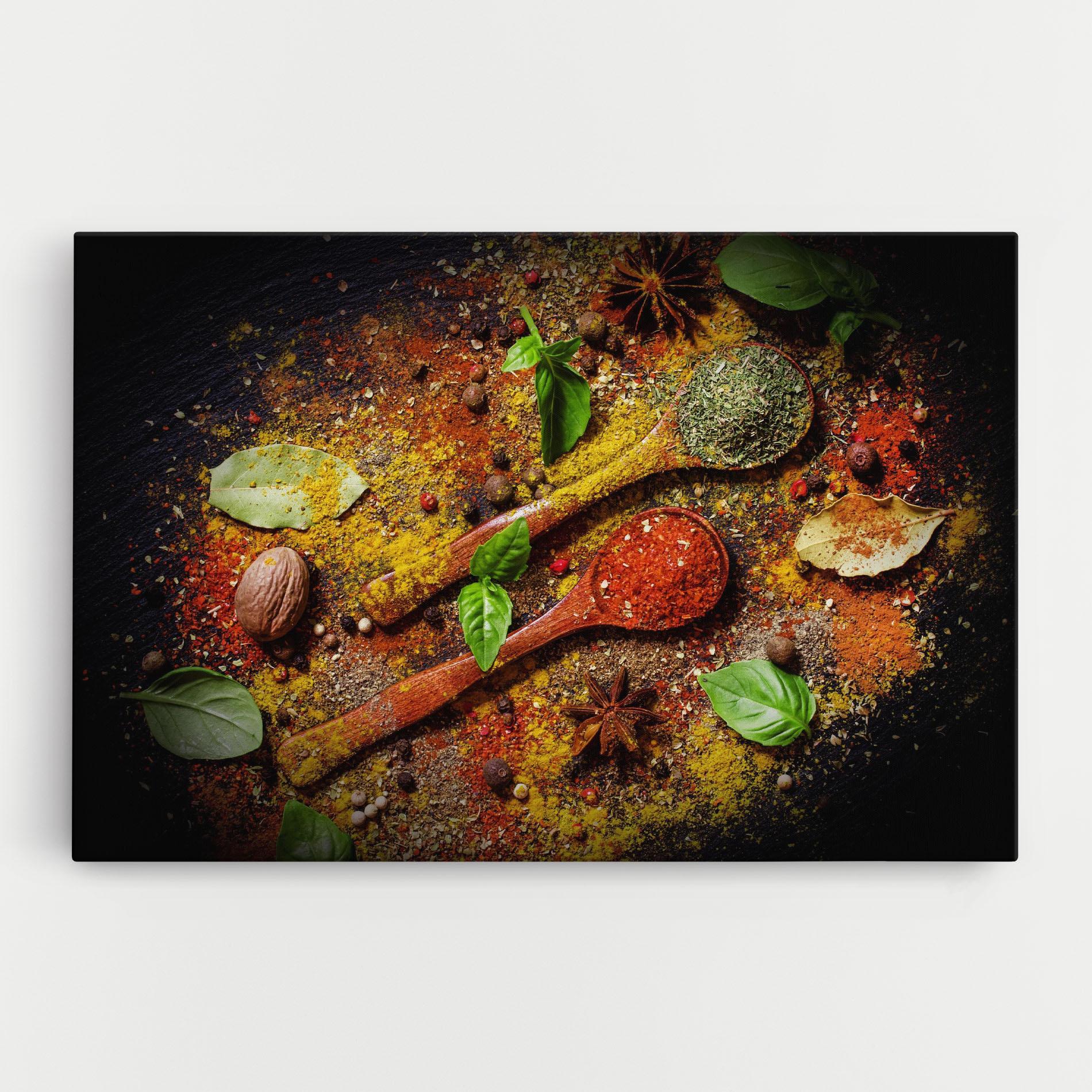 Leinwandbild Oriental Spices mockup 0