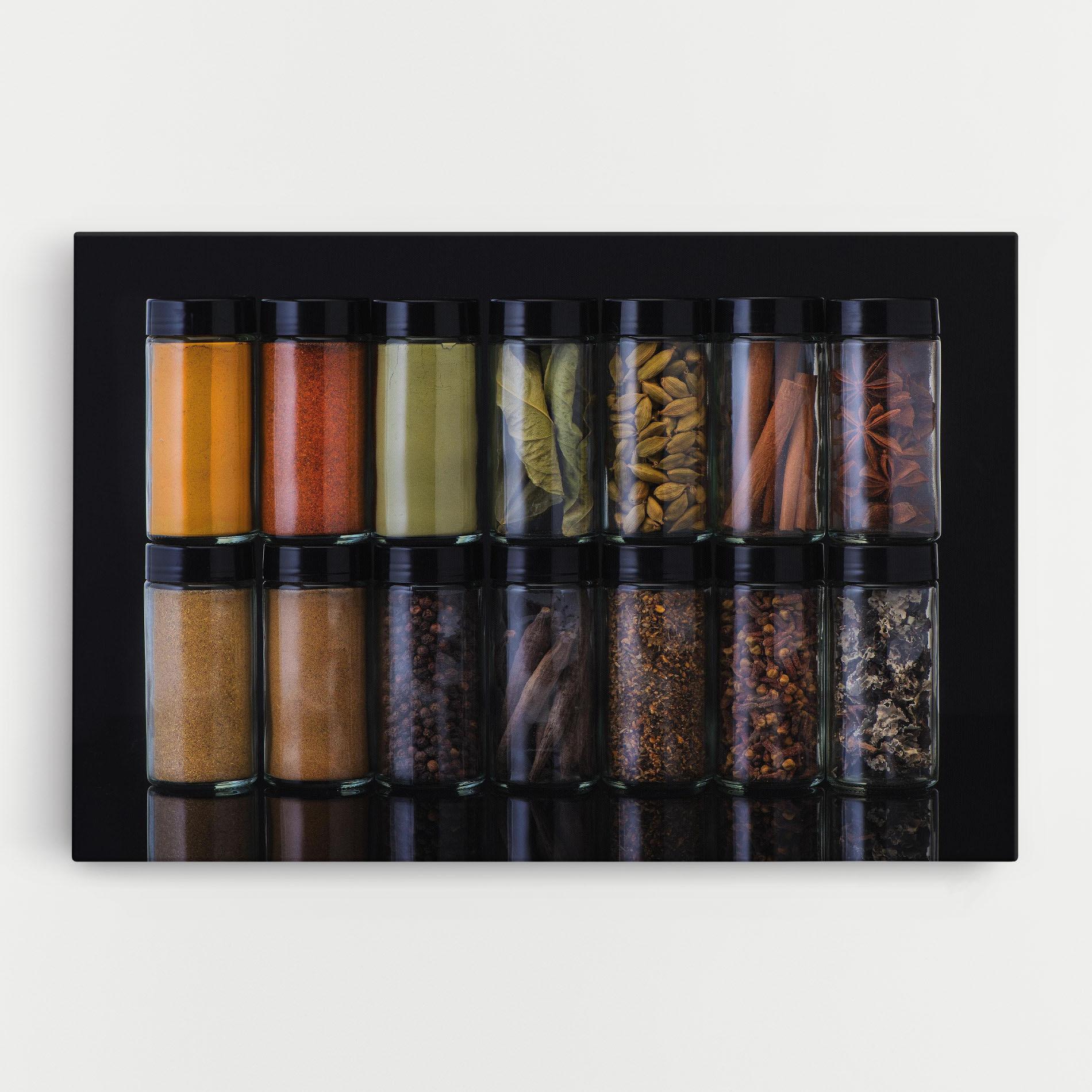 Leinwandbild Seasonings Jars mockup 0