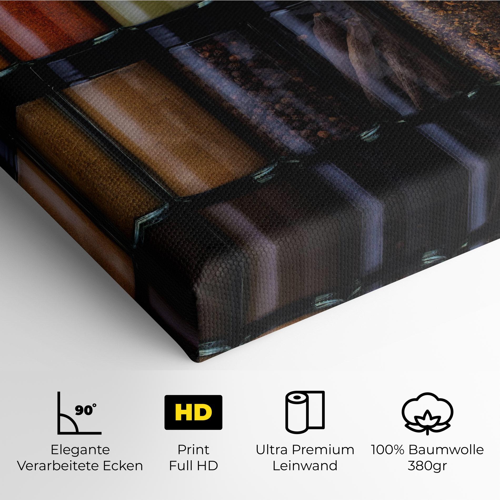 Leinwandbild Seasonings Jars mockup 4