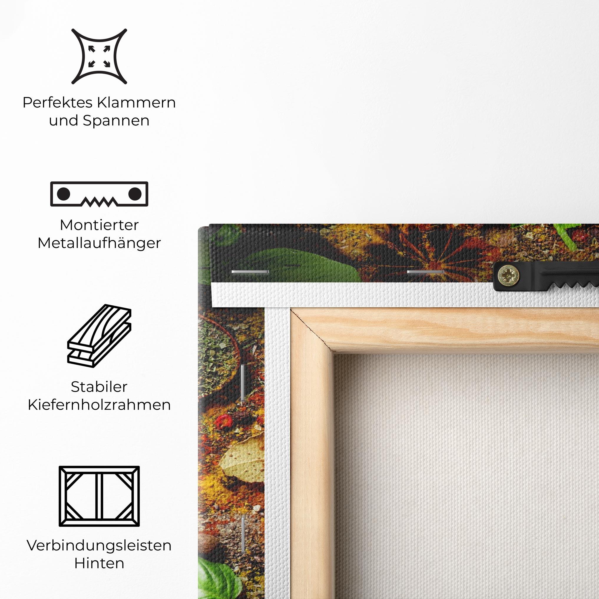 Leinwandbild Oriental Spices mockup 5