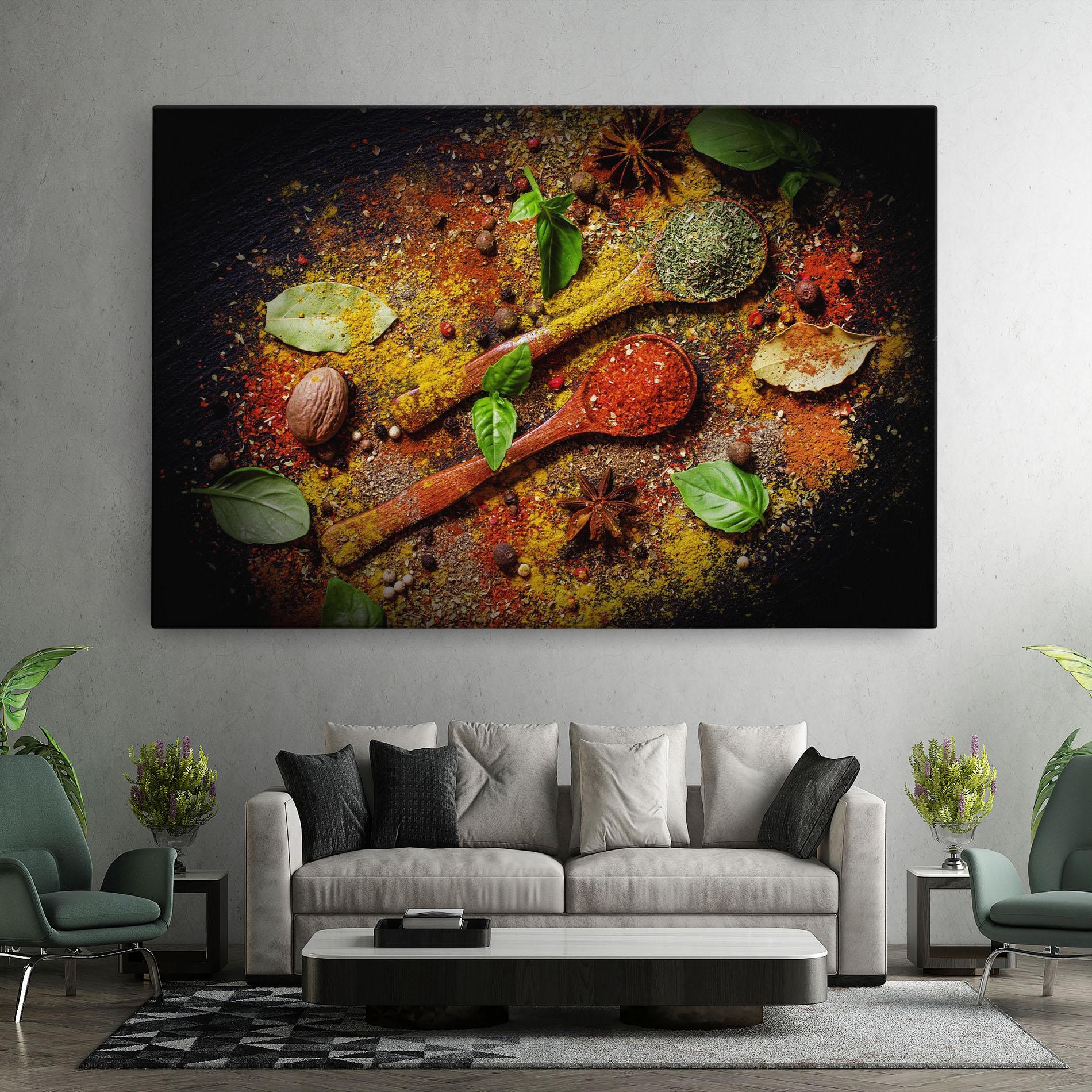 Leinwandbild Oriental Spices mockup 7