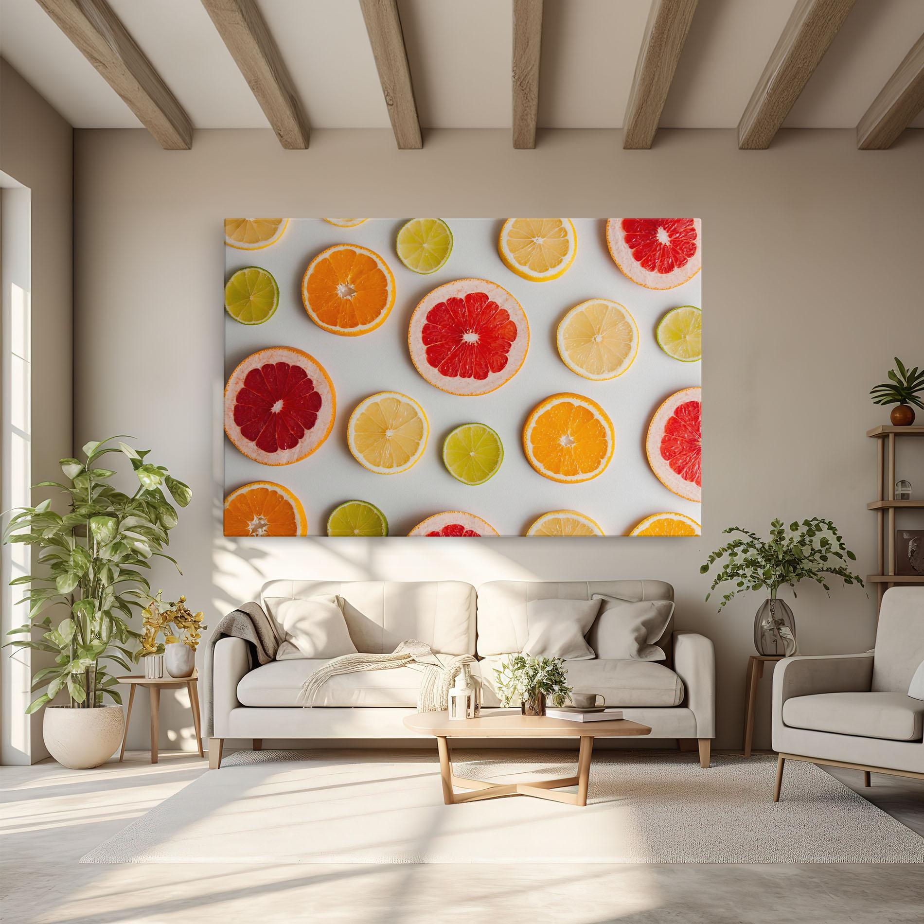 Leinwandbild Grapefruit Mix mockup 6