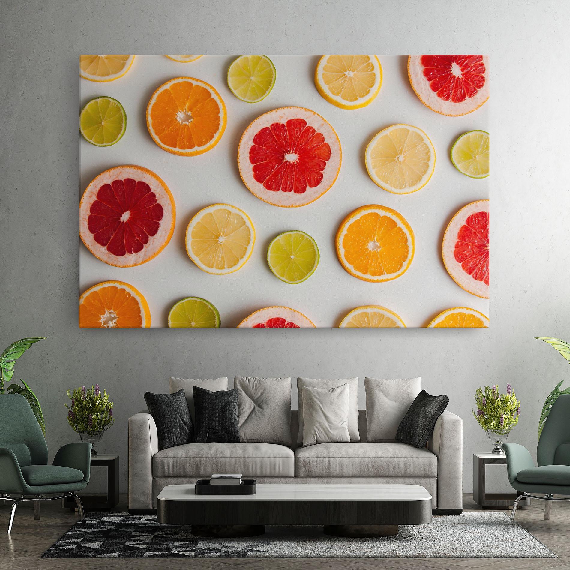 Leinwandbild Grapefruit Mix mockup 7