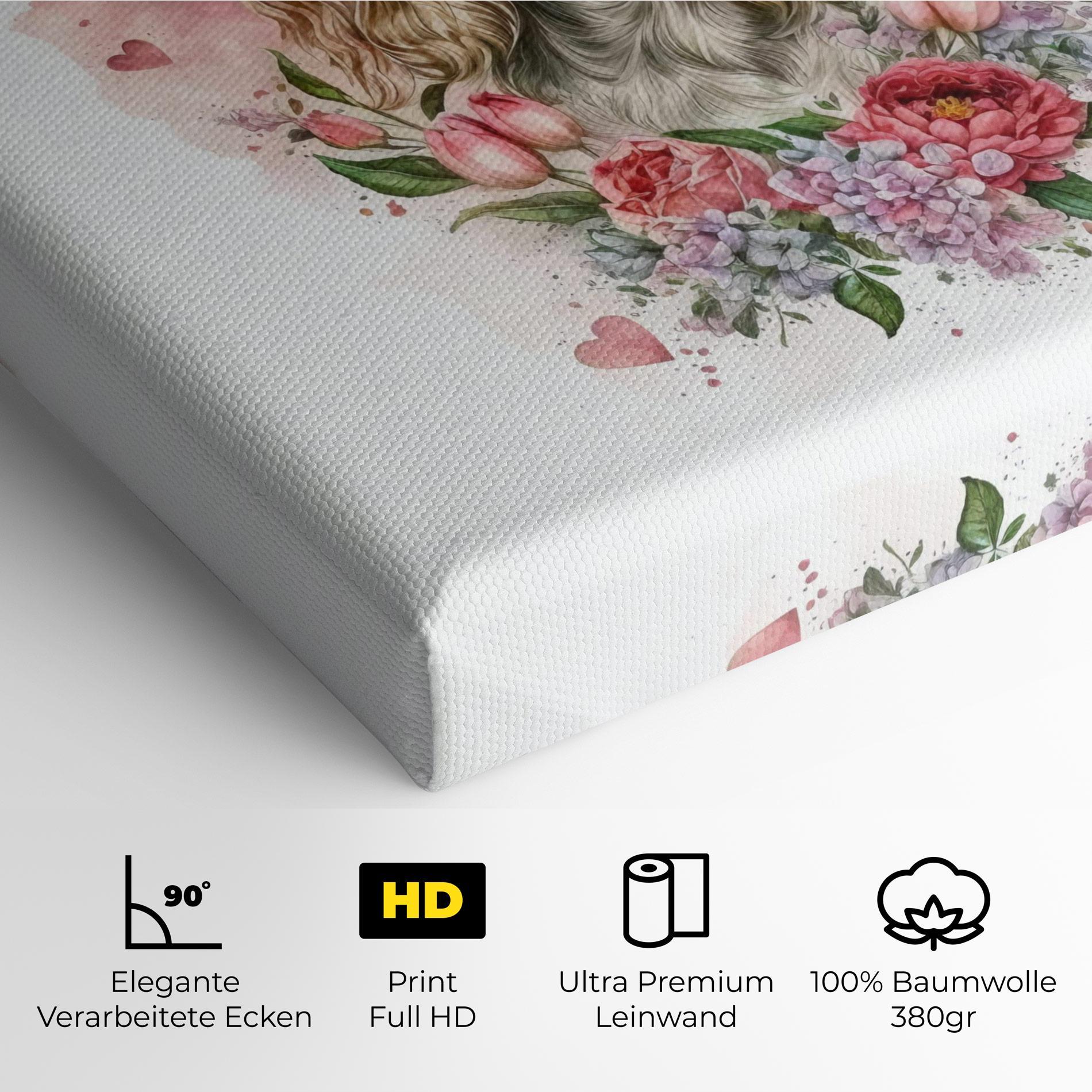 Leinwandbild Cute Little Cocker mockup 4